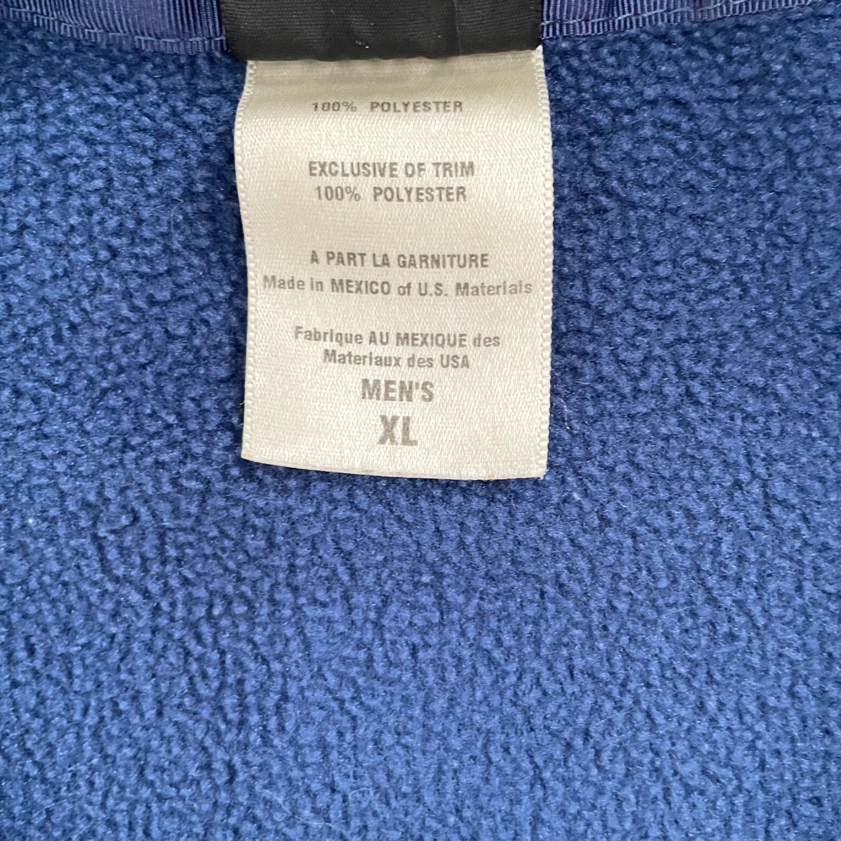 Patagonia VINTAGE Patagonia Sweater Adult Extra Large Blue 1/4 Zip Capilene Fleece Mens XL Jacket Sleeve Size US XL / EU 56 / 4 - 7 Thumbnail