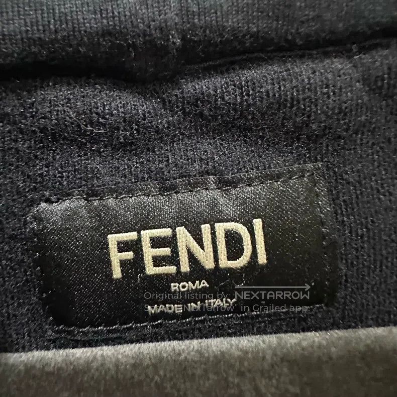 Fendi Fendi Black monster eye wool hooded pullover with drawstri Size US L / EU 52-54 / 3 - 4 Thumbnail