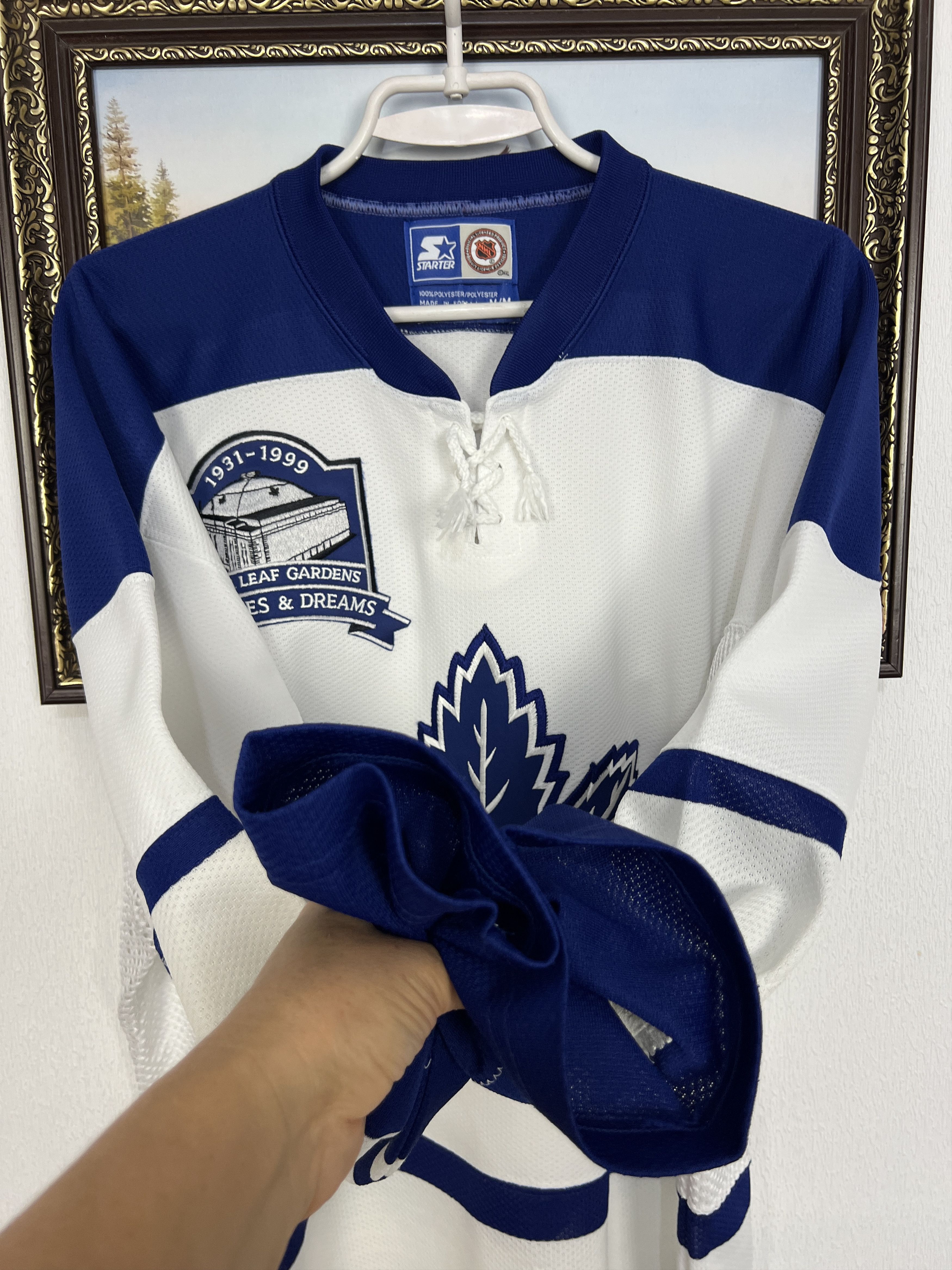 Starter Vintage 90's Toronto Maple Leafs Long Sleeve Jersey Trikot Size US M / EU 48-50 / 2 - 6 Thumbnail