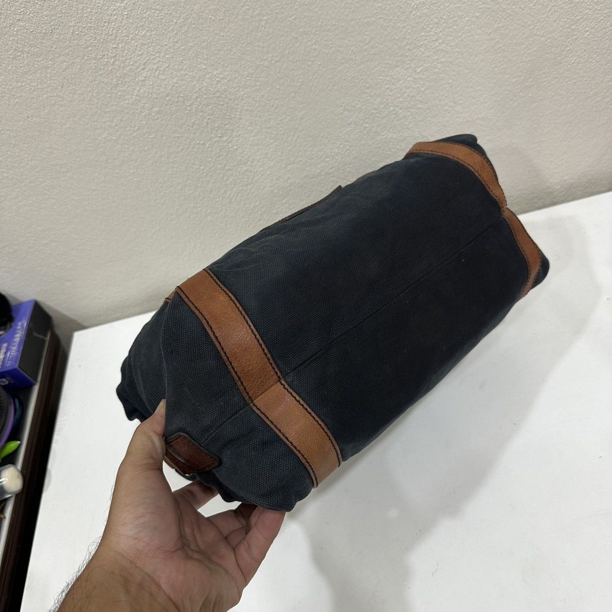 Yves Saint Laurent ‼️LASTDROP‼️ YVES SAINT LAURENT RIVE GAUCHE CANVAS BOTON BAG Size ONE SIZE - 4 Thumbnail