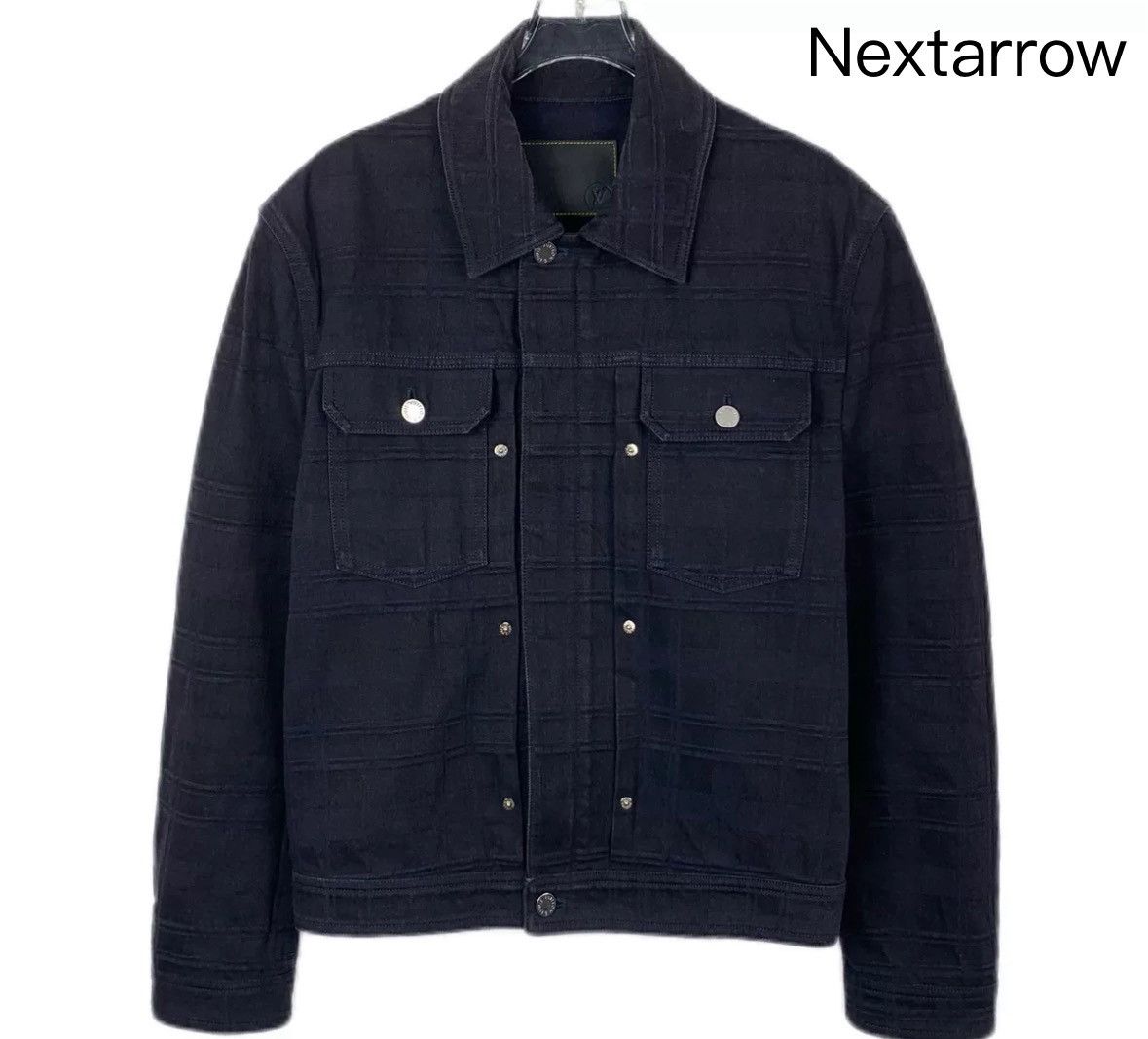 Louis Vuitton Louis Vuitton Lv Color blocked plaid jacket denim jacket Size US M / EU 48-50 / 2 - 1 Thumbnail