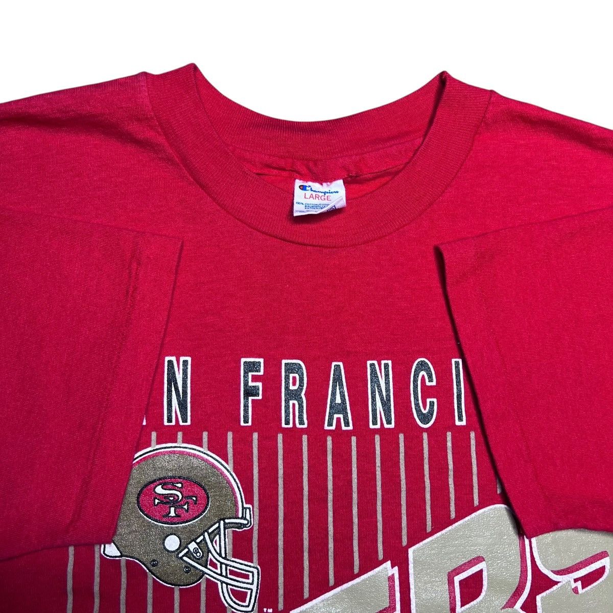 Champion 1980s NFL San Francisco 49ers Spell Out Champion Graphic Tee Size US L / EU 52-54 / 3 - 2 Thumbnail