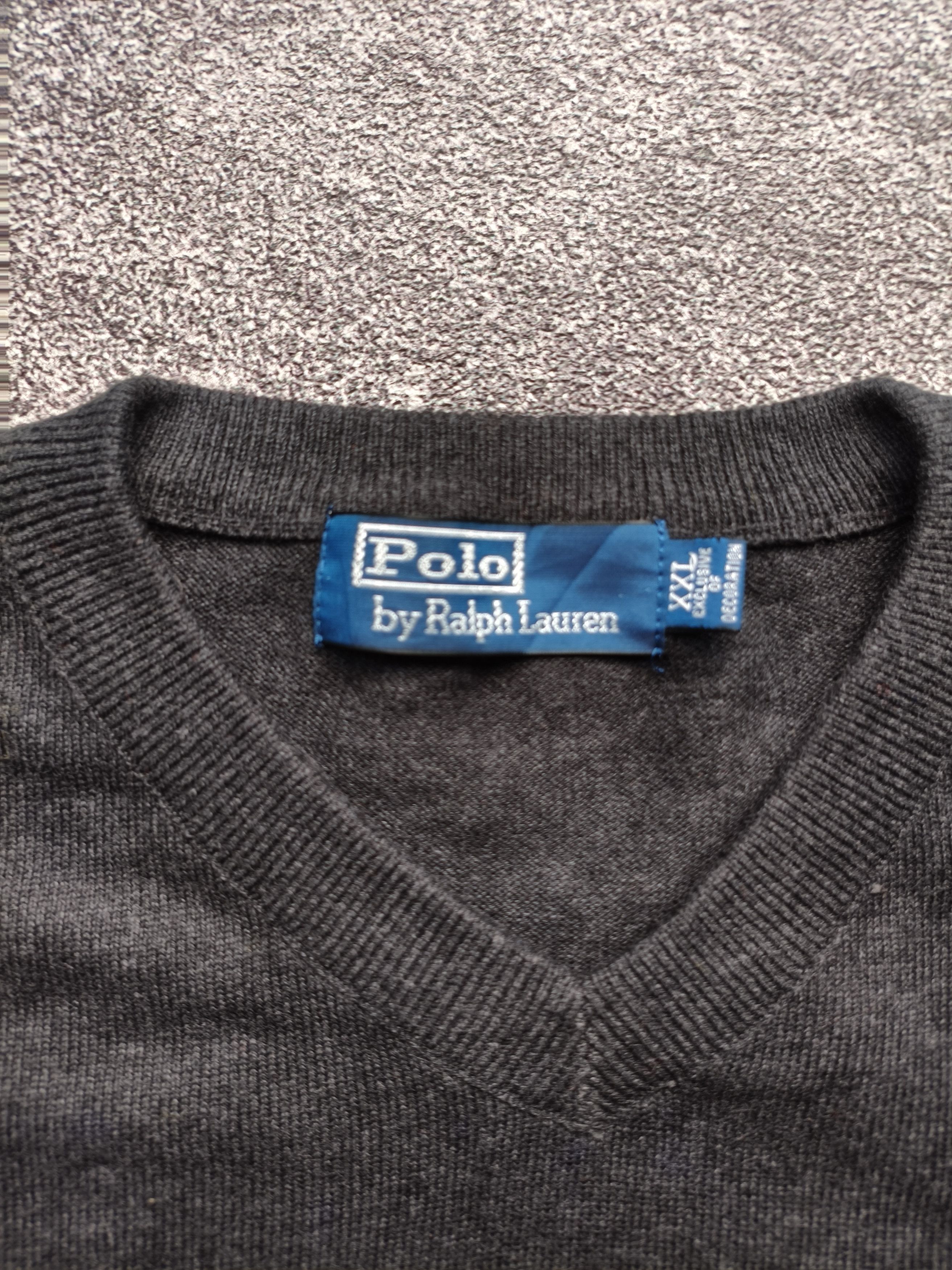 Polo Ralph Lauren V-neck Sweater Size US L / EU 52-54 / 3 - 2 Thumbnail