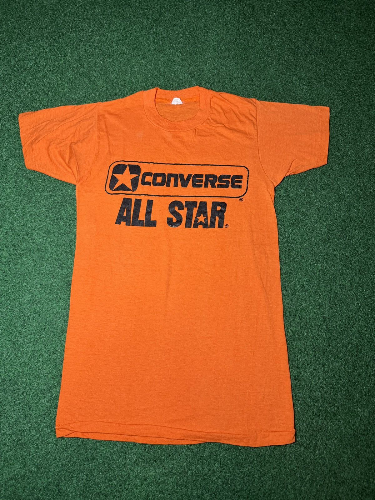 Converse Vintage 70s Converse All Star Retro Chuck Taylor T Shirt Size US S / EU 44-46 / 1 - 1 Thumbnail