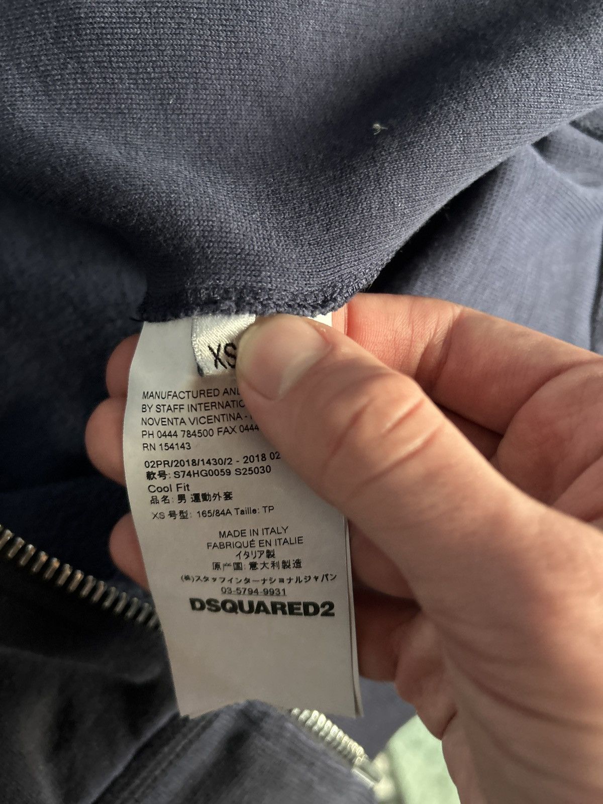Dsquared2 Dsquared2 indigo dyed zip up Size US XS / EU 42 / 0 - 4 Thumbnail