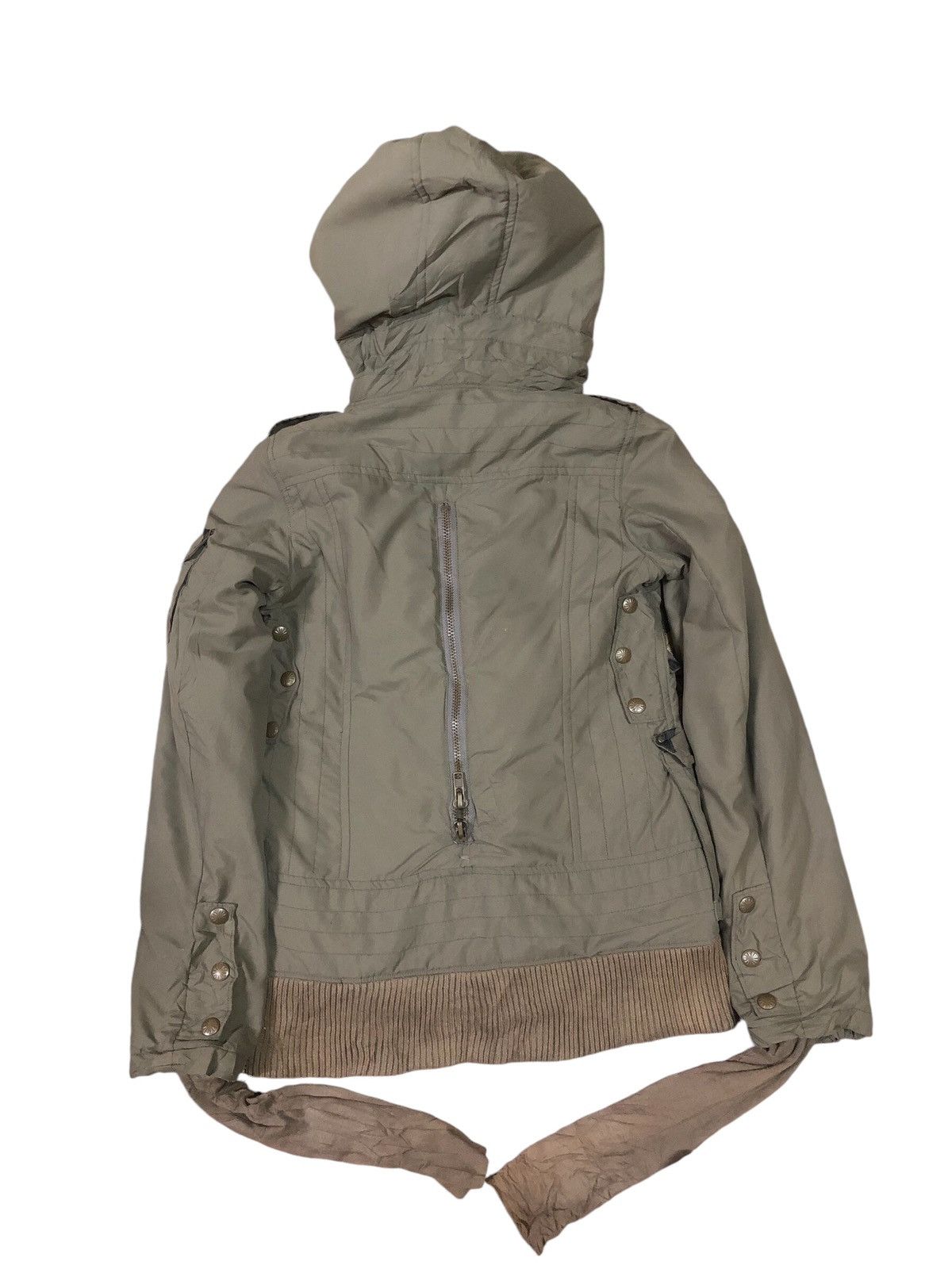 If Six Was Nine × Japanese Brand × KMRii Sly Duffle Raccoon Fur Hooded Tactical Parachute jacket Size S / US 4 / IT 40 - 2 Thumbnail
