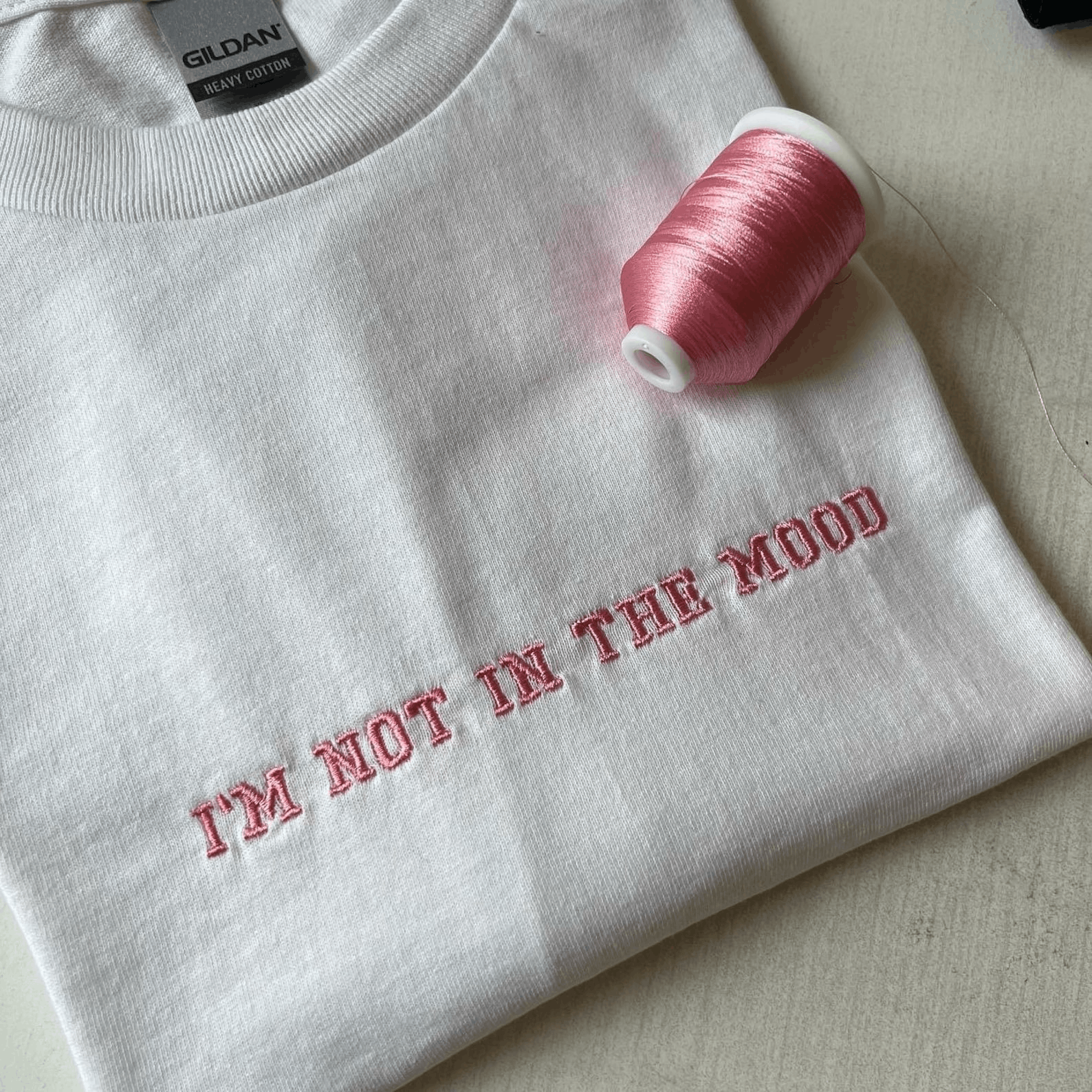 Other Custom Slogan Embroidered T-Shirt Size US M / EU 48-50 / 2 - 3 Thumbnail