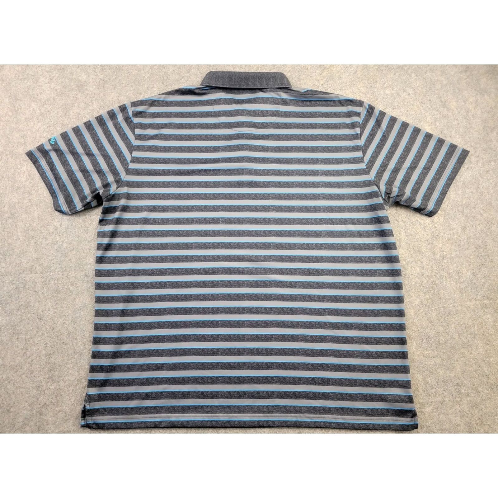 Callaway VINTAGE? No. Callaway Golf Polo Mens 2XL Gray Blue Stripe Upti-Dri Sports Outdoor Casual Size US XXL / EU 58 / 5 - 6 Thumbnail