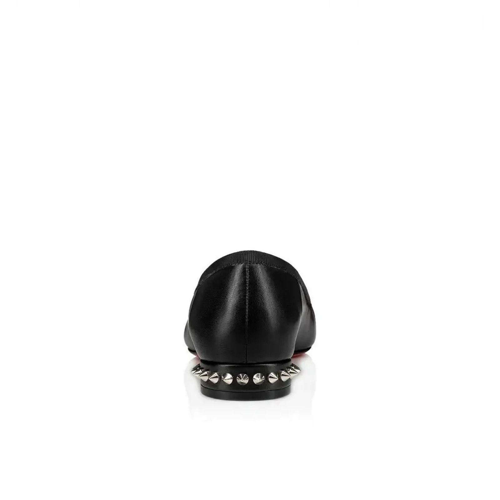Christian Louboutin Christian Louboutin Hall Flat Black Leather Spike Pointed Size US 7.5 / IT 37.5 - 10 Thumbnail