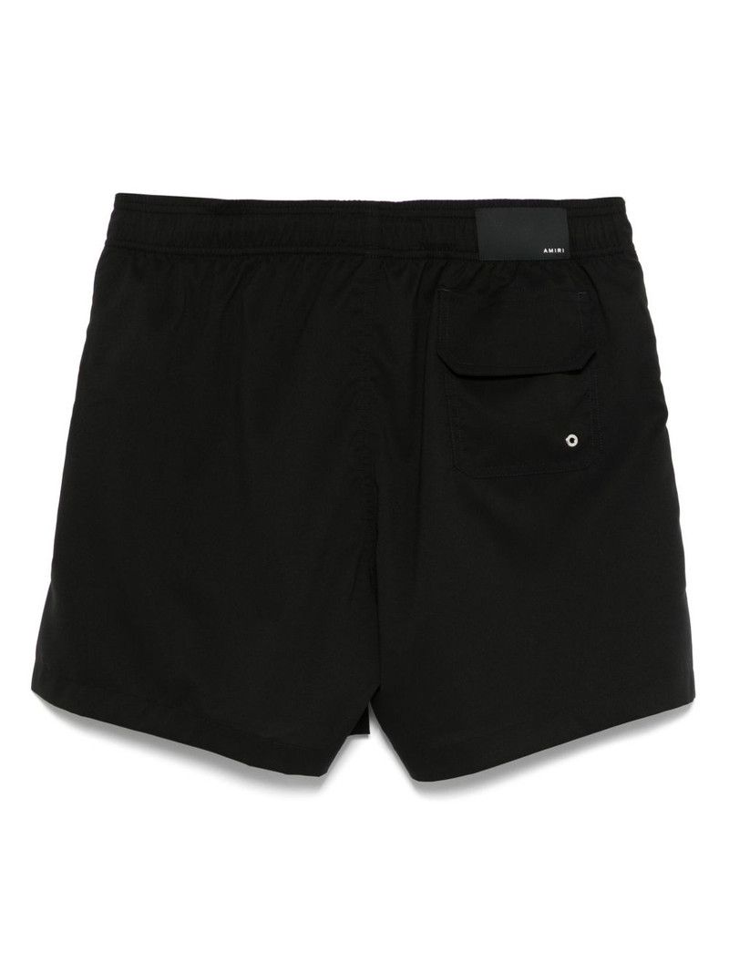 Amiri o1s1wg110526 Hollywood Swim Shorts in Black Size US 36 / EU 52 - 2 Thumbnail