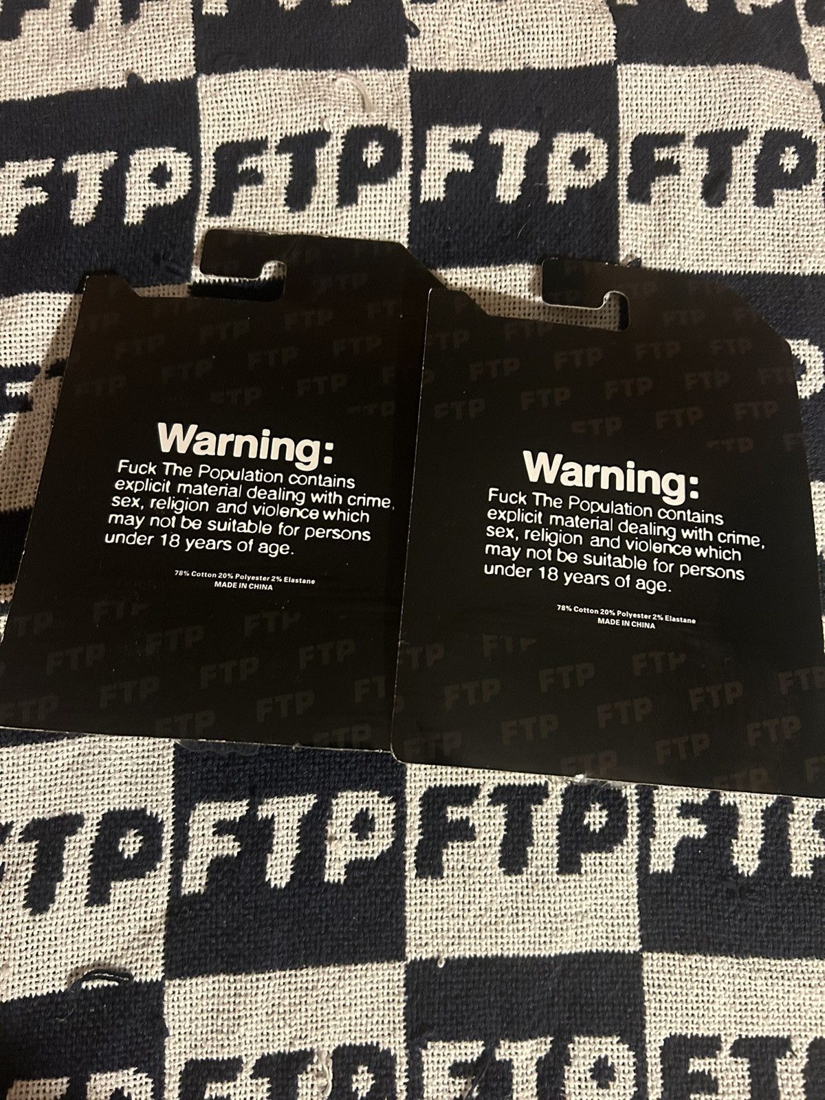 Fuck The Population FTP Race Car Set Size ONE SIZE - 6 Thumbnail