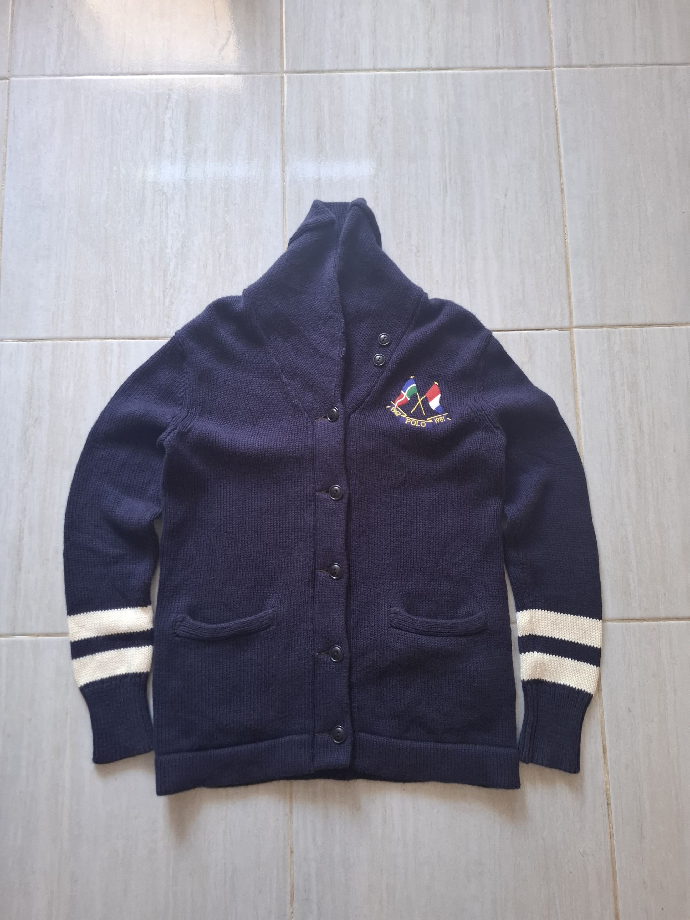 Polo Ralph Lauren Vintage Polo Ralph Lauren knit cardigan Size US S / EU 44-46 / 1 - 1 Thumbnail