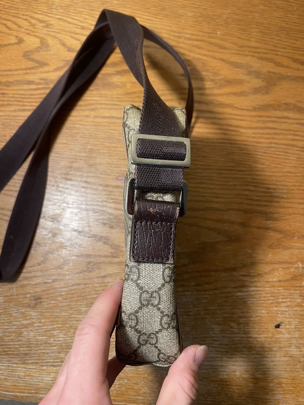 Gucci Gucci GG Coated Canvas Shoulder Bag 122754 Size ONE SIZE - 4 Thumbnail