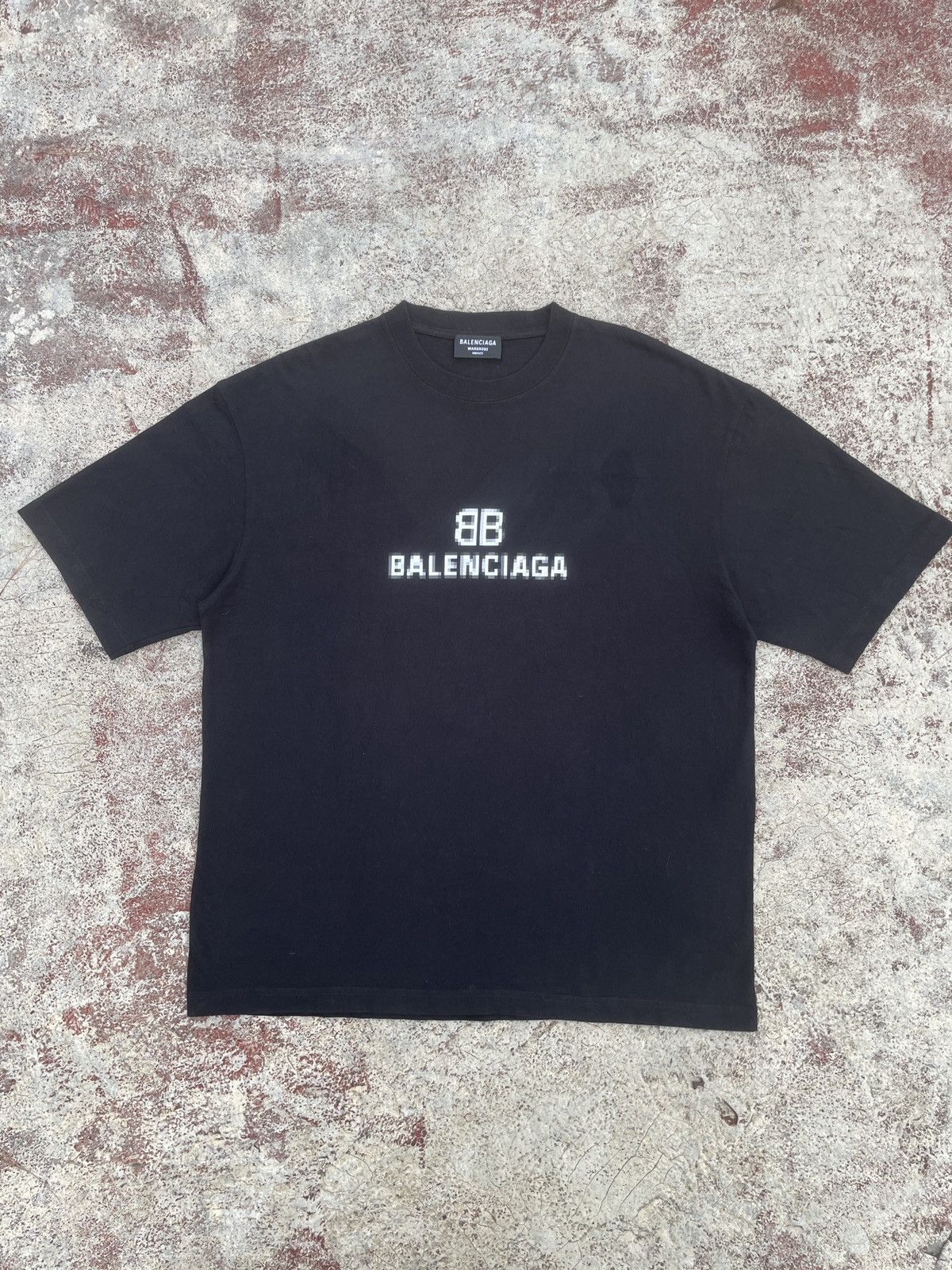 Balenciaga Balenciaga bb pixel logo T-shirt Size US M / EU 48-50 / 2 - 2 Thumbnail