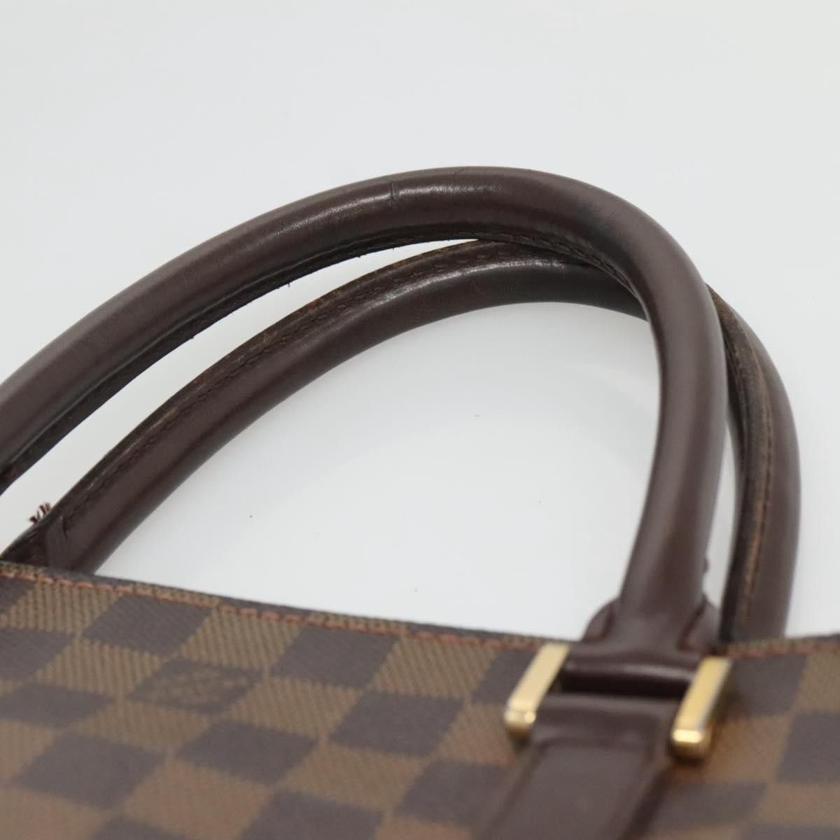 Louis Vuitton LOUIS VUITTON Damier Ebene Sac Plat Hand Bag N51140 Size ONE SIZE - 9 Thumbnail