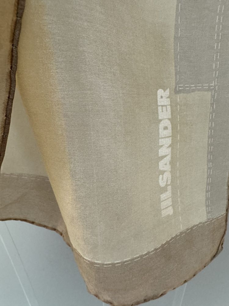 Jil Sander Jil Sander Silk Scarf Handkerchief Size ONE SIZE - 4 Thumbnail
