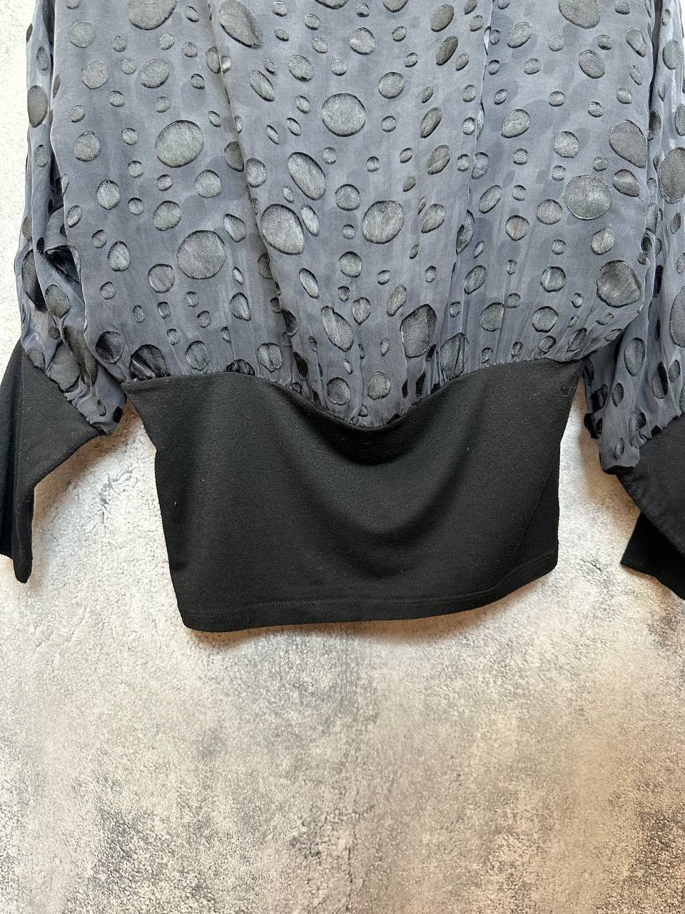 Issey Miyake Issey Miyake Sheer Polka Dot Blouse Vintage Black Japan Size M / US 6-8 / IT 42-44 - 8 Thumbnail