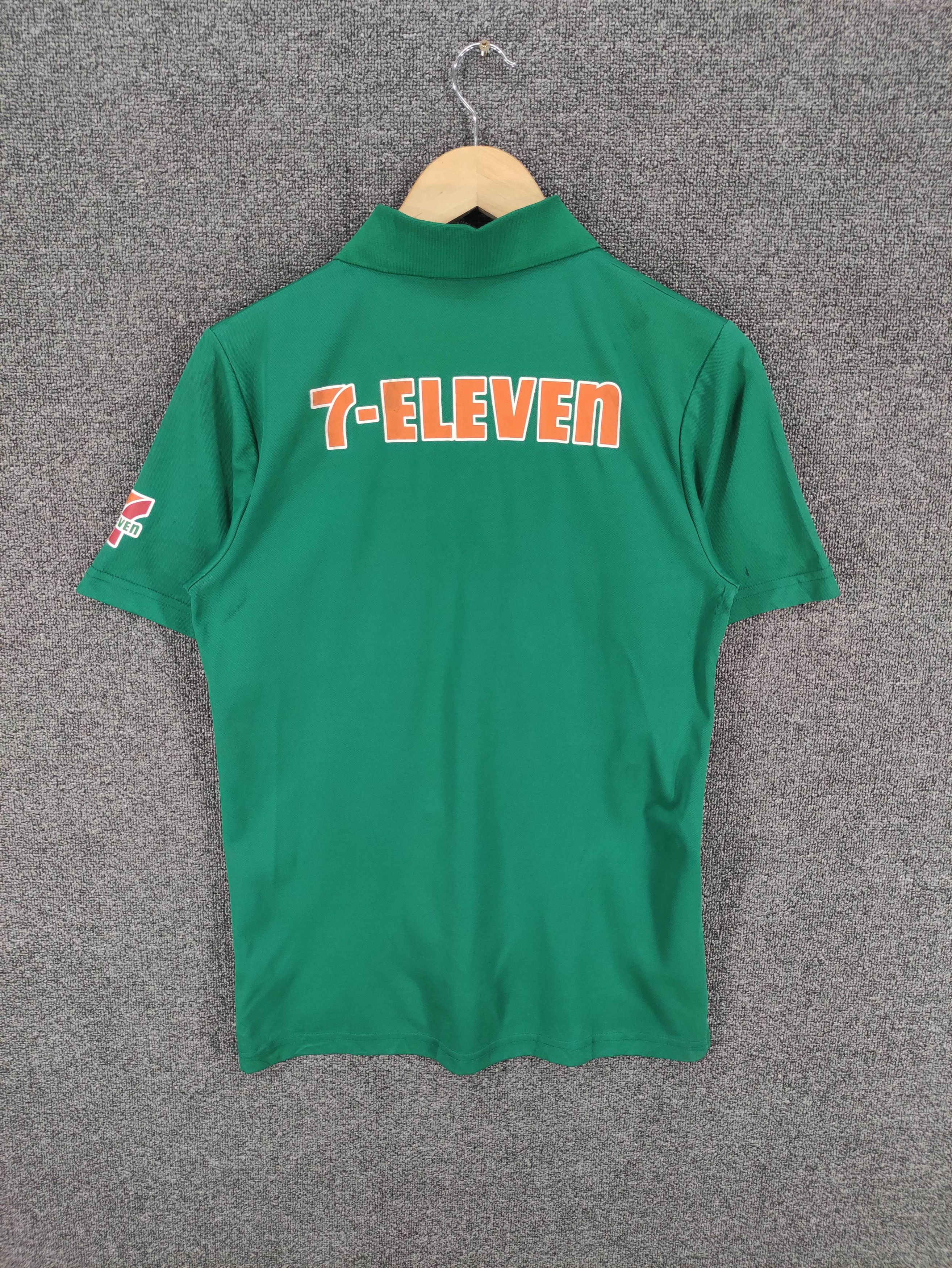 Japanese Brand Vintage 90s 7-Eleven Polo Shirt Distressed Size US S / EU 44-46 / 1 - 11 Thumbnail
