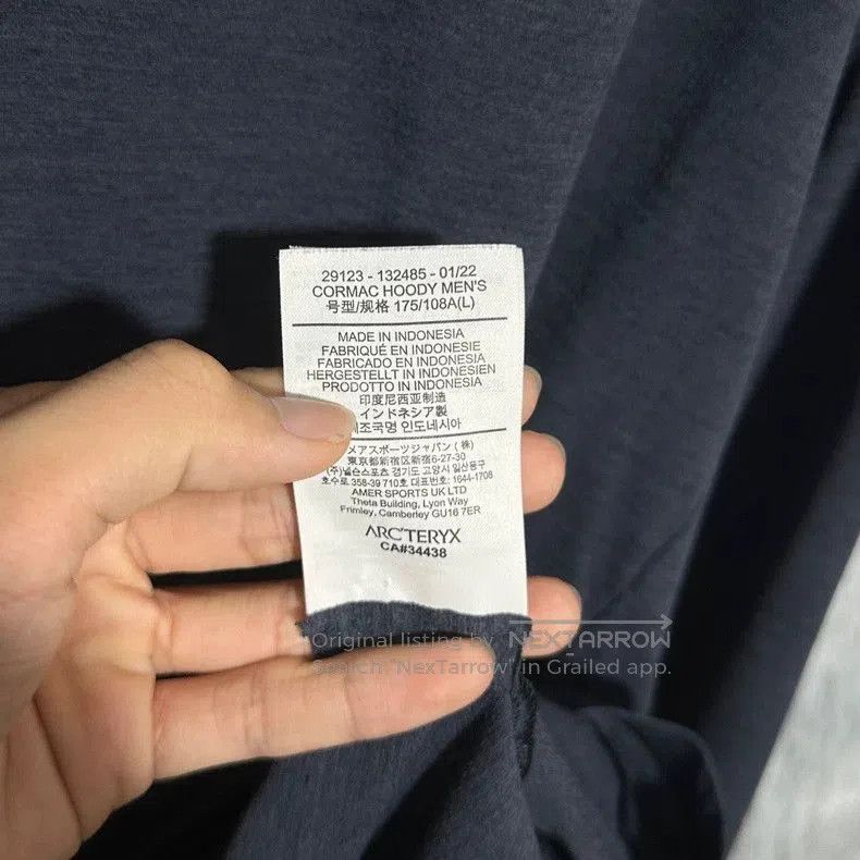 Arc'teryx Arcteryx Cormac Hoody Men's Blue. Size US L / EU 52-54 / 3 - 6 Thumbnail