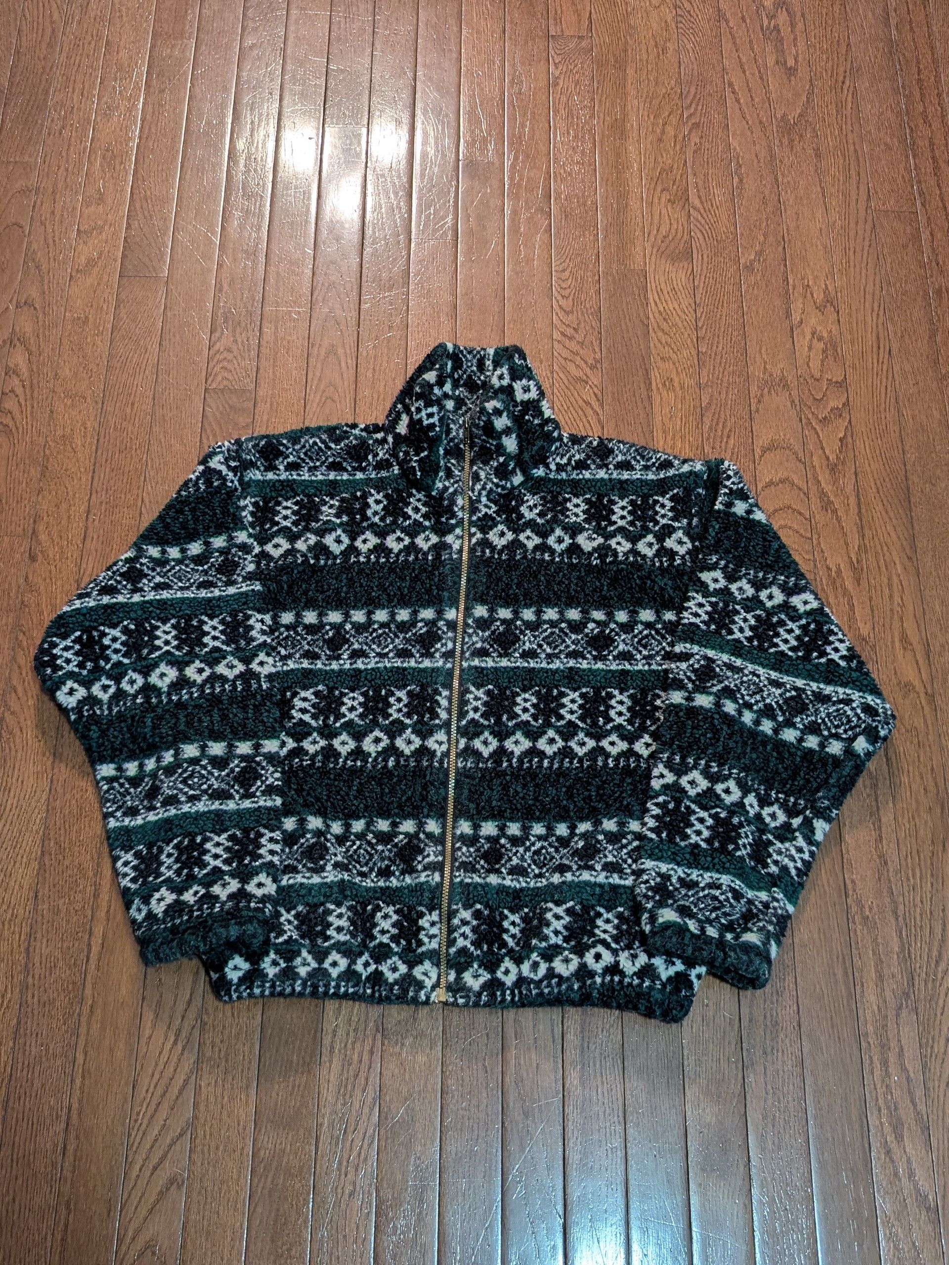 Other Vintage Aztec Geometric Print Discovery Bay Fleece - Size L Size US L / EU 52-54 / 3 - 1 Thumbnail
