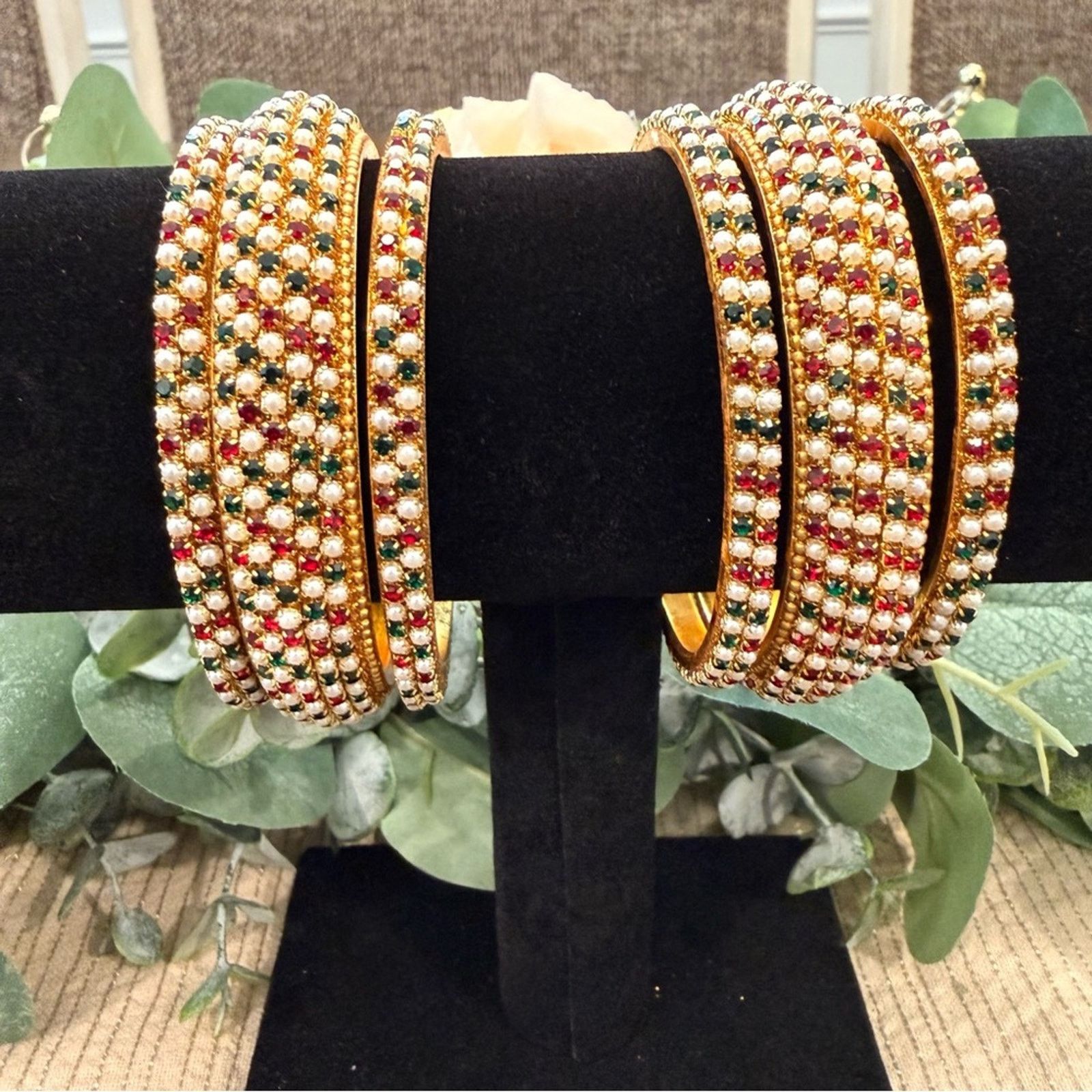 & Other Stories Vibrant Traditional Multicolor Beaded Bangles Size ONE SIZE - 1 Thumbnail