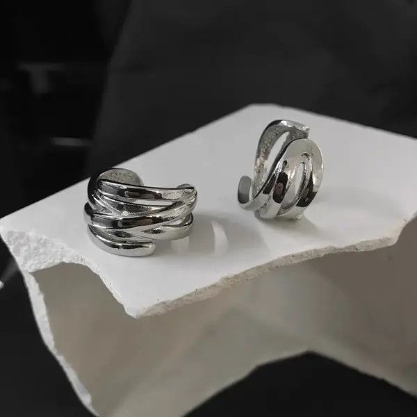 Vintage Retro punk rings Size ONE SIZE - 4 Thumbnail