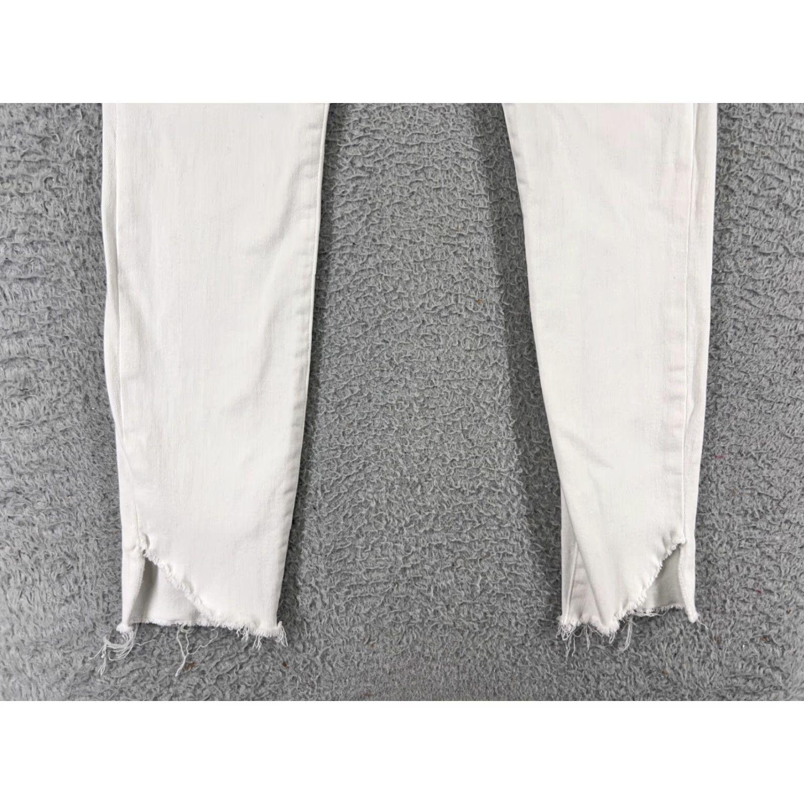 Good American Good American White Jeans Womens 00 Skinny Crop 5-Pocket Denim Stretch Slimming Regular Inseam 26 Modern London Style Womens Size 24" / US 00 / IT 34 - 5 Thumbnail