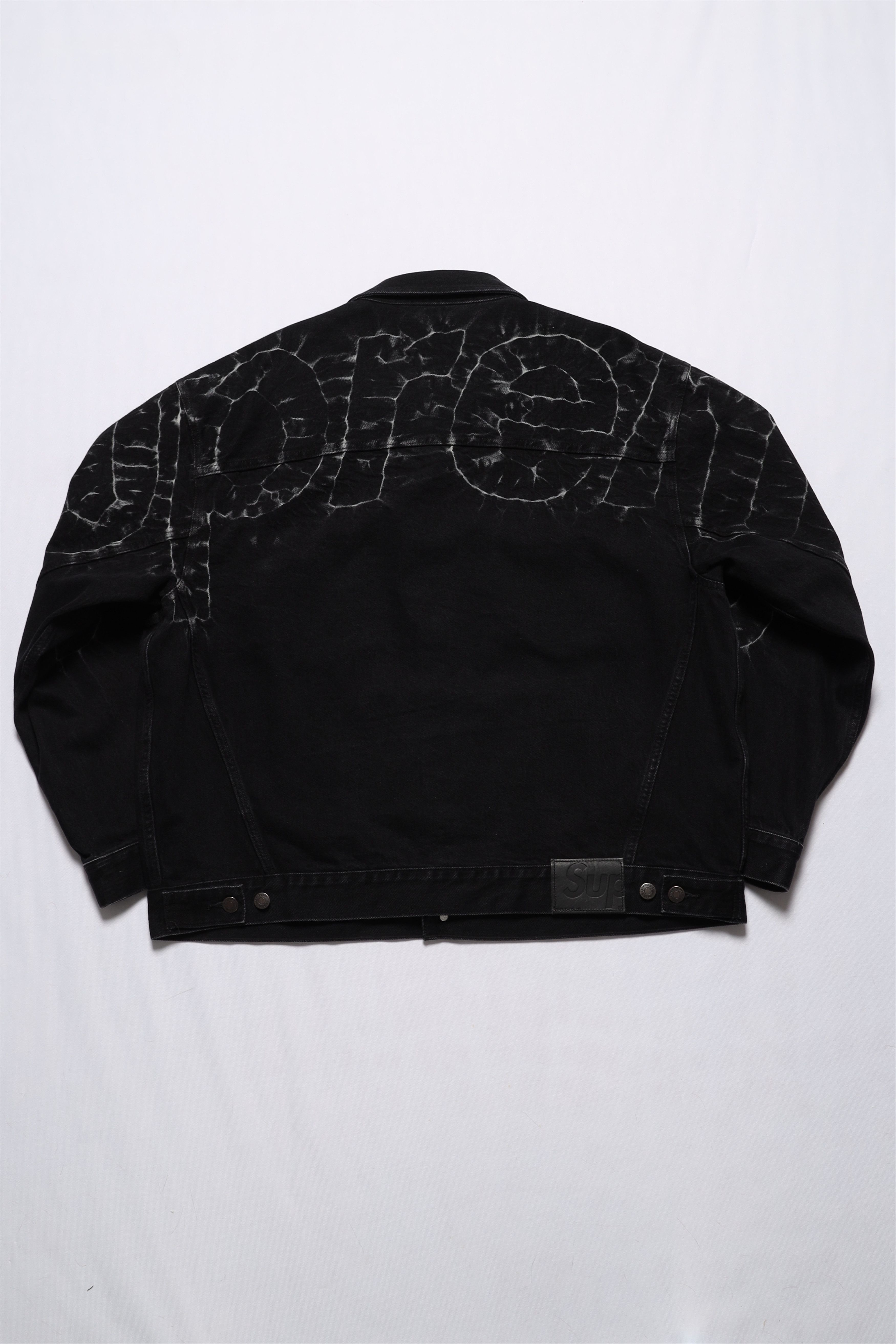 Supreme Supreme shibori denim trucker jacket Size US XL / EU 56 / 4 - 2 Thumbnail