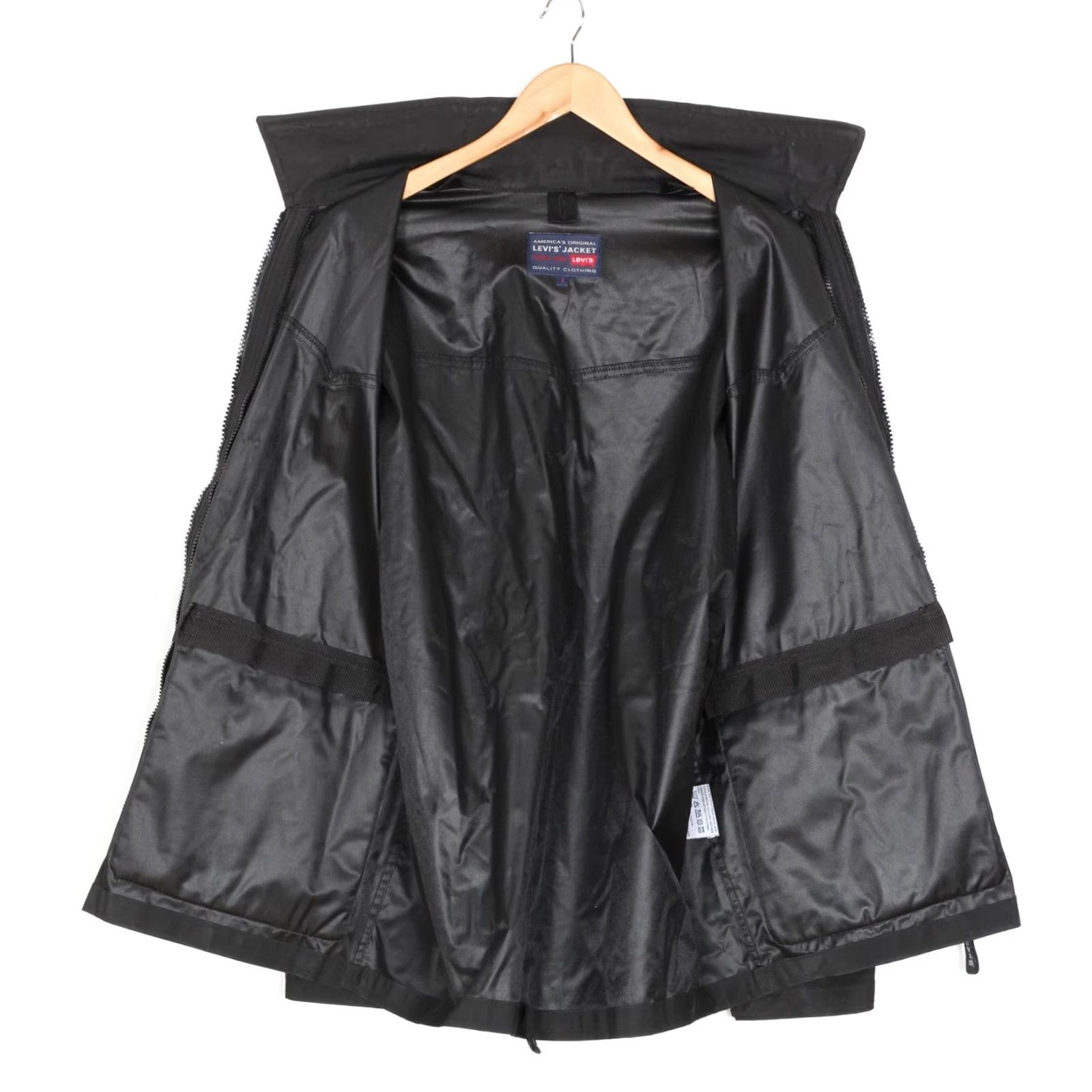Levi's LEVI’S Black PVC Coated Jacket Men Size L MJ3926 Size US L / EU 52-54 / 3 - 6 Thumbnail