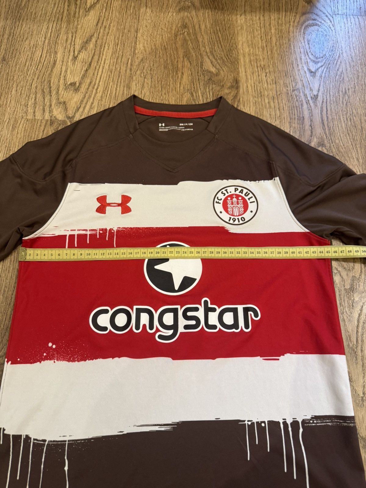 Under Armour FC ST. PAULI 2017-2018 FOOTBALL SHIRT UNDER ARMOUR SIZE S Size US S / EU 44-46 / 1 - 3 Thumbnail