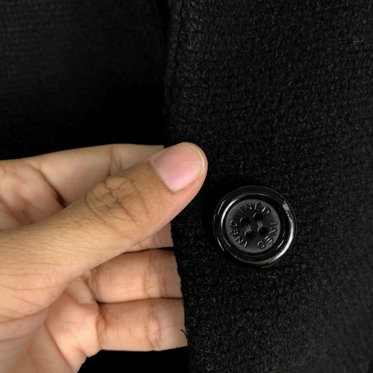 Japanese Brand 🔥RICH BLACK CROPPED WOOL JACKET INED JAPAN Size M / US 6-8 / IT 42-44 - 16 Thumbnail