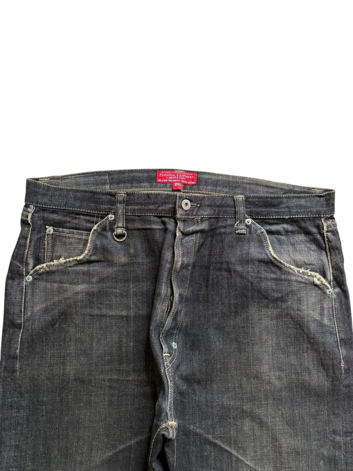 Japanese Brand Vintage Japanese Brand Button Fly Loose Baggy Jeans Size US 38 / EU 54 - 4 Thumbnail