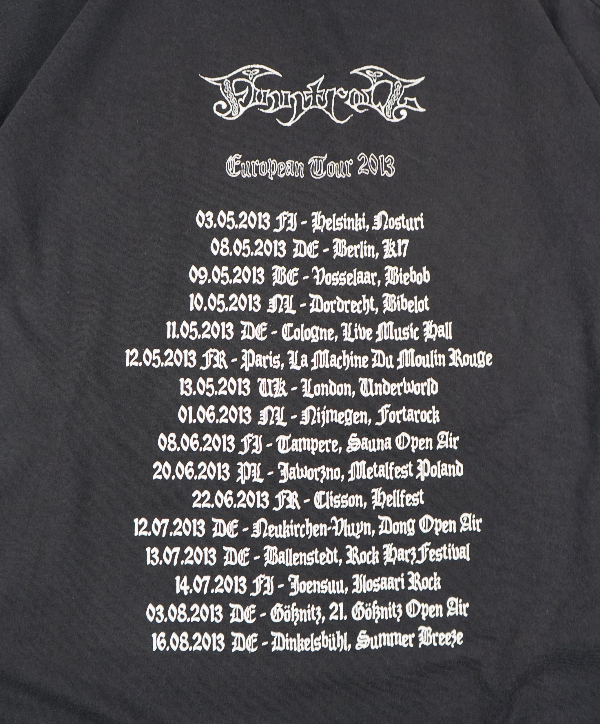 Band Tees × Vintage Vintage 2013 Finntroll Tour T-Shirt Size US XXL / EU 58 / 5 - 10 Thumbnail