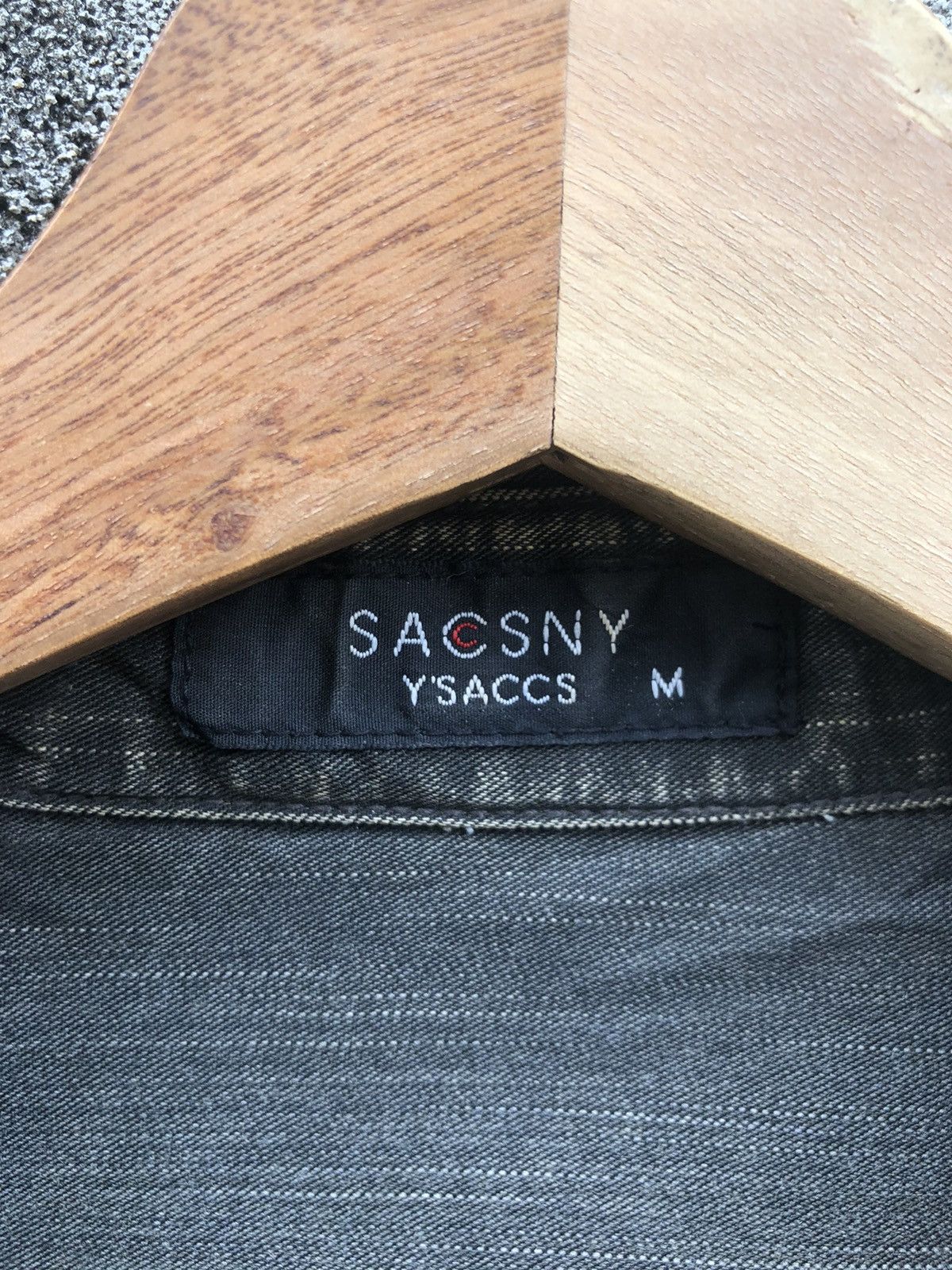 Japanese Brand × Y's × Yohji Yamamoto Vintage Y'saccs by Yohji Yamamoto Denim Button Shirt Size US M / EU 48-50 / 2 - 3 Thumbnail