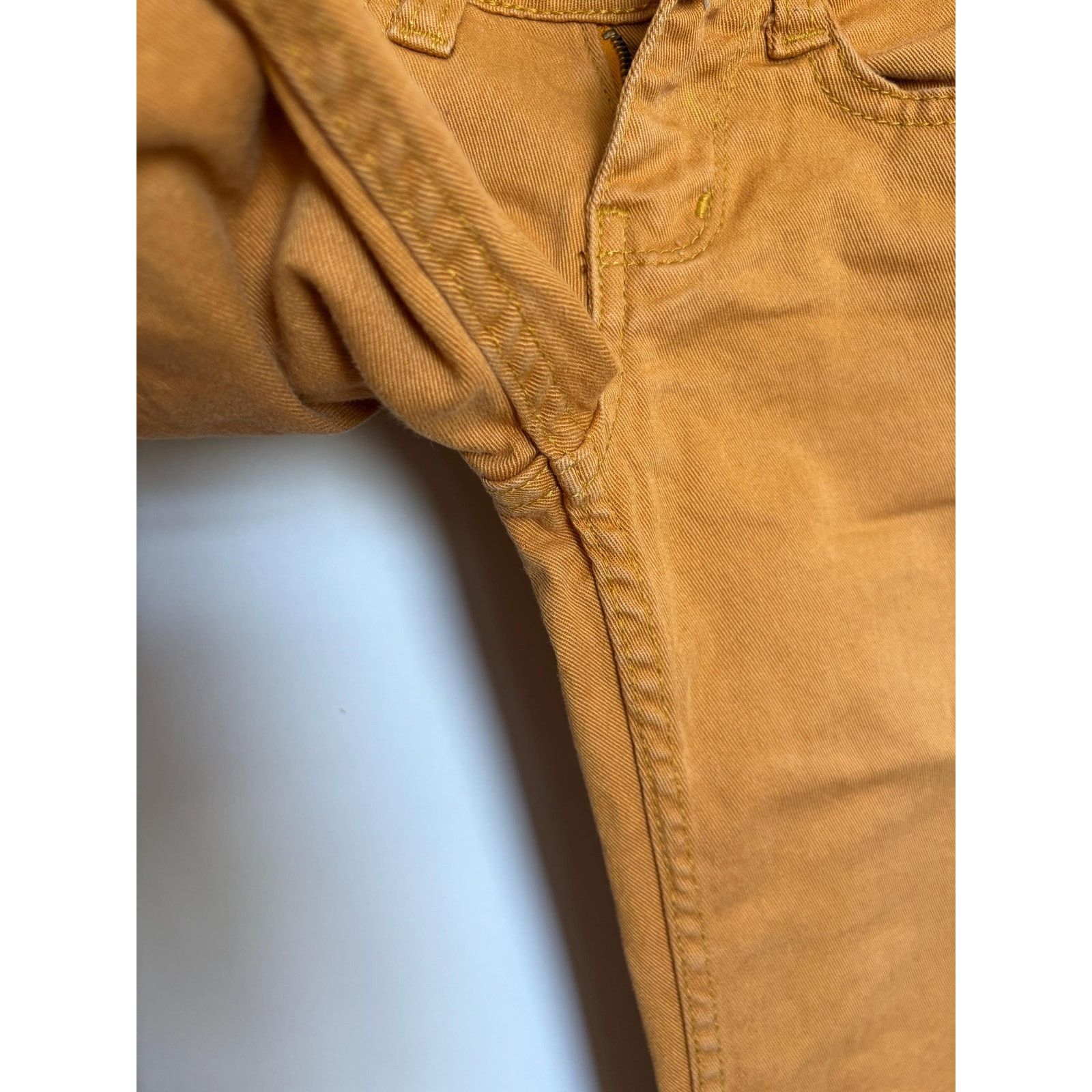 Levi's Levi's 510 W27 L34 USA 1996 Orange Stretch Bootcut Jean Size US 27 - 8 Thumbnail
