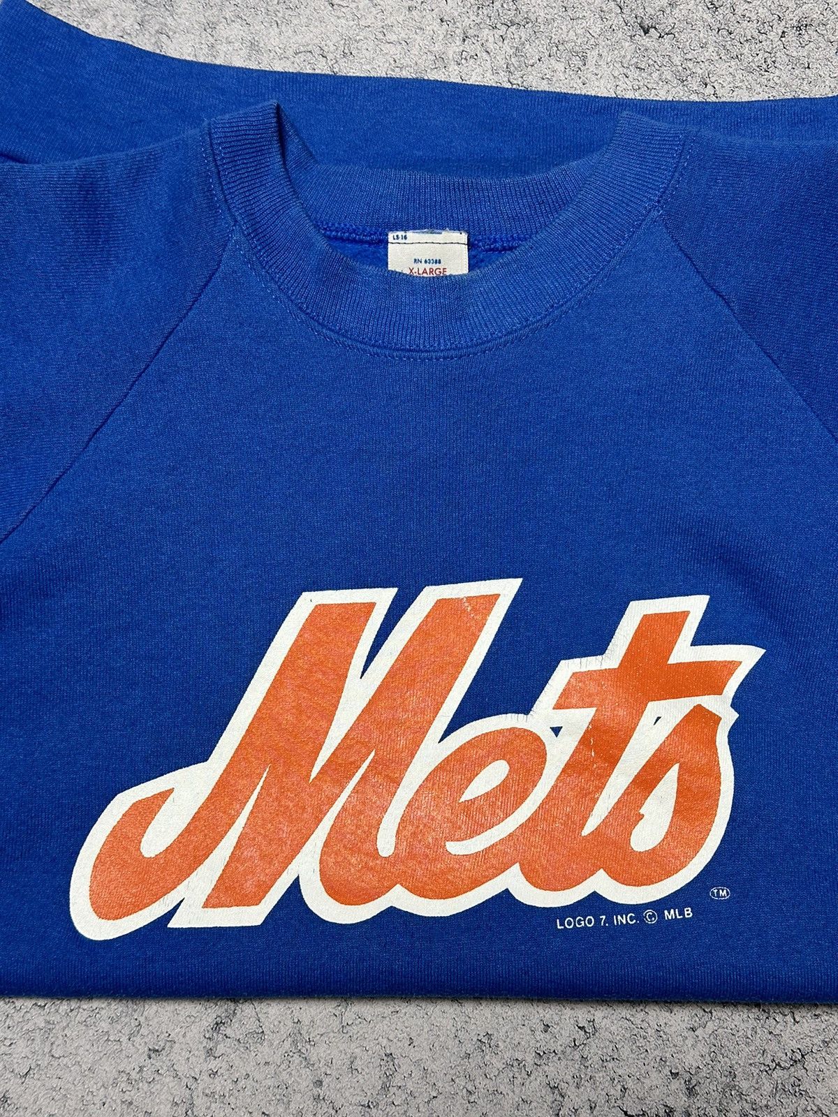 Logo 7 Vintage 90s Logo 7 New York Mets Sweatshirt Size US M / EU 48-50 / 2 - 6 Thumbnail