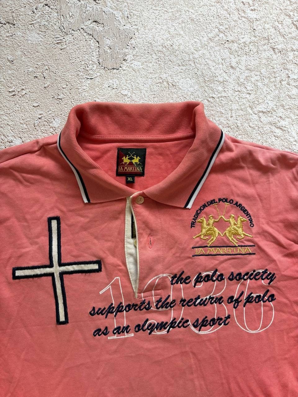 Japanese Brand × Vintage Polo Ralph Lauren style distressed rugby sweatshirt Size US XL / EU 56 / 4 - 4 Thumbnail