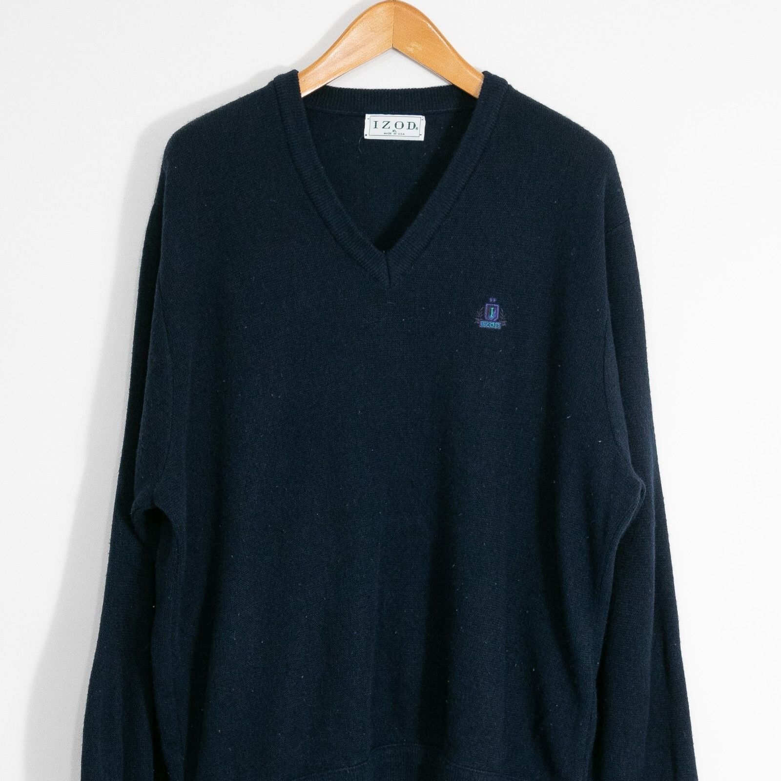 Izod × Vintage Vintage Izod Acrylic V-Neck Sweater Mens XL - Preppy Retro Size US XL / EU 56 / 4 - 2 Thumbnail