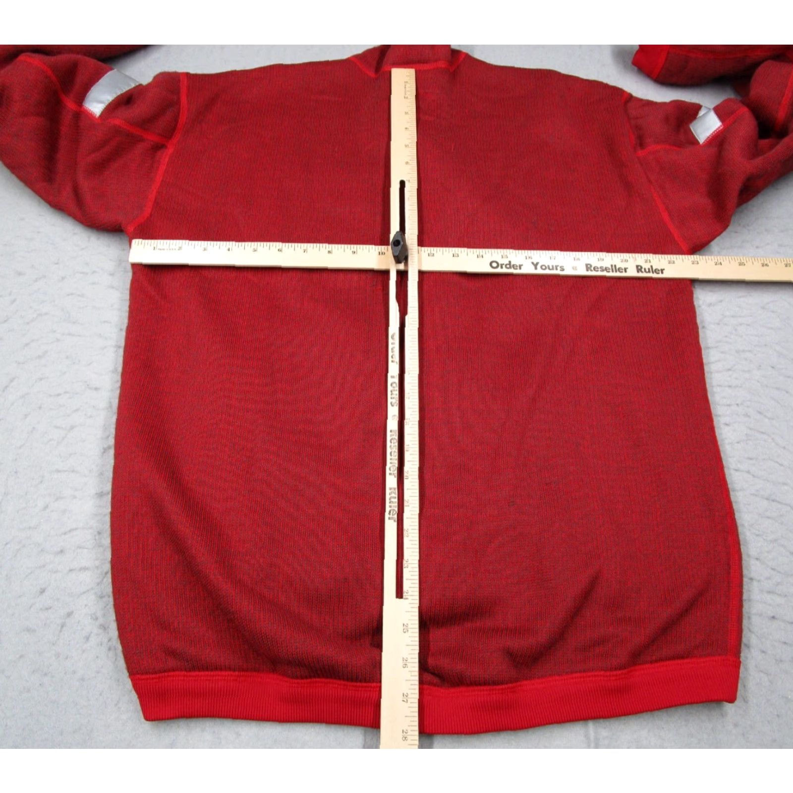 Helly Hansen Helly Hansen Jacket Mens Large Red Full Zip Fleece Outdoor City Classic Bomber Jacket Zip Pockets Zipper Size US L / EU 52-54 / 3 - 6 Thumbnail