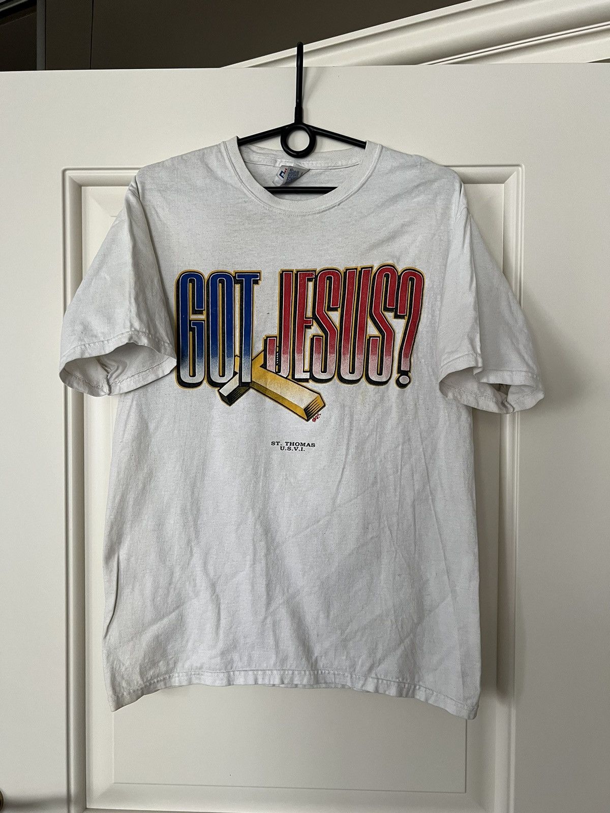 Vintage Vintage 💥 God Jesus T-Shirt Tee Size US M / EU 48-50 / 2 - 1 Thumbnail
