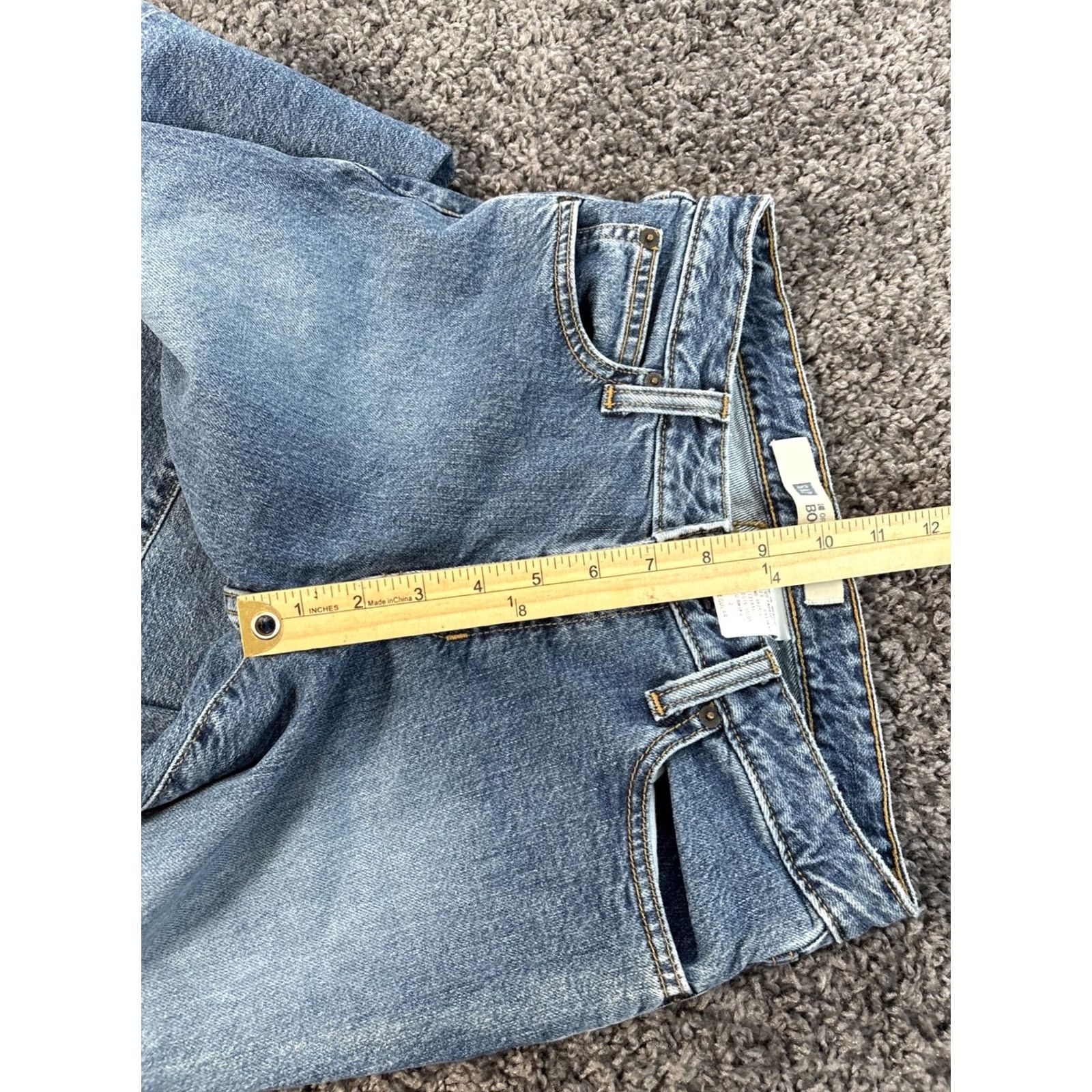 Gap VINTAGE Gap Jeans Womens Bootcut 28x28 Med Wash Mid Rise Y2K Distressed Relaxed Regular Girls? Size 28" / US 6 / IT 42 - 5 Thumbnail