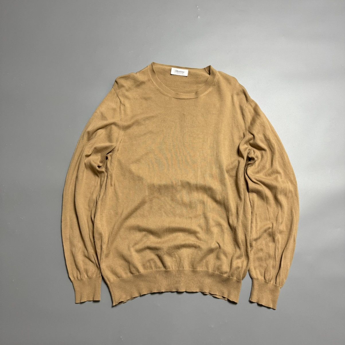 Johnstons Of Elgin Johnstons Vintage Cotton Sweater Size US XL / EU 56 / 4 - 1 Thumbnail