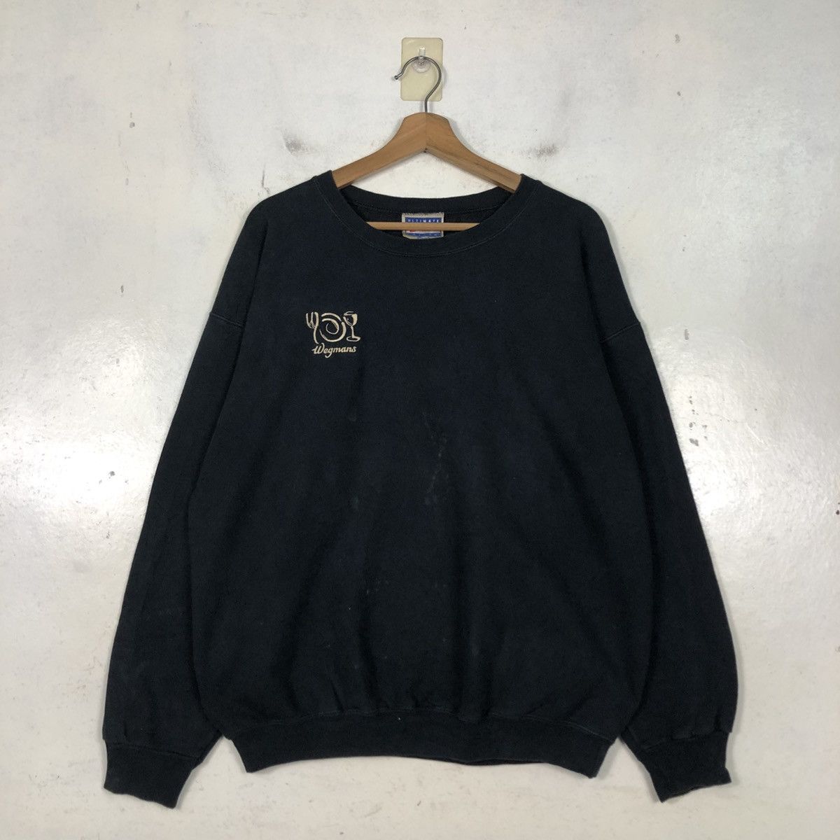 Vintage 📌Vintage Sweatshirt Haned Wegmans Big Logo Size US M / EU 48-50 / 2 - 3 Thumbnail