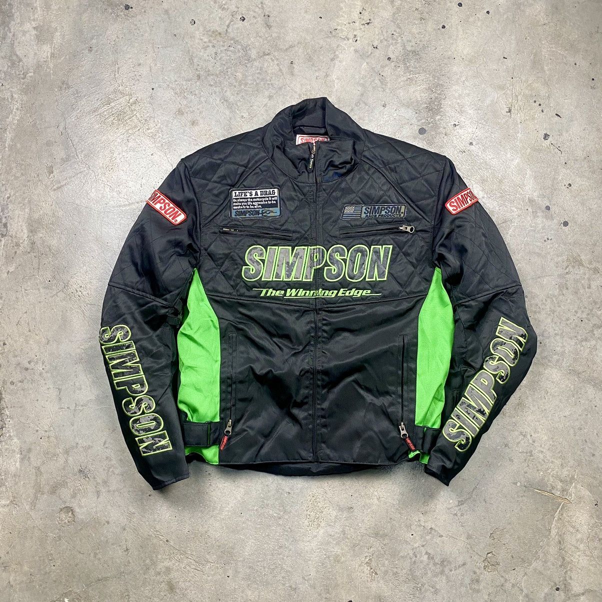 Vintage Simpson Racing Jacket | Grailed