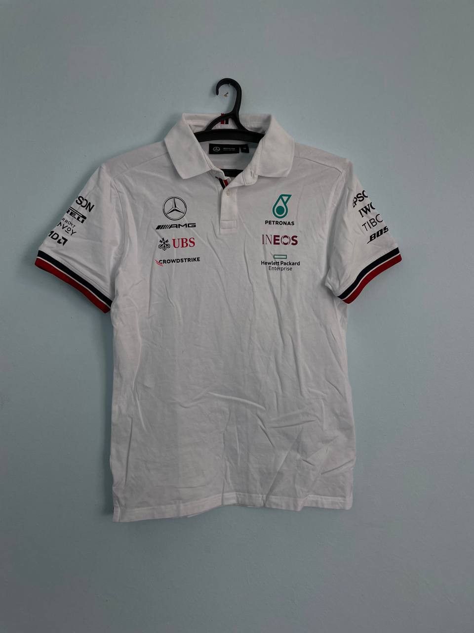 Formula 1 × Mercedes-Benz × Vintage Mercedes-Benz AMG Petronas F1 Racing Polo Shirt Vintage Size US M / EU 48-50 / 2 - 1 Thumbnail