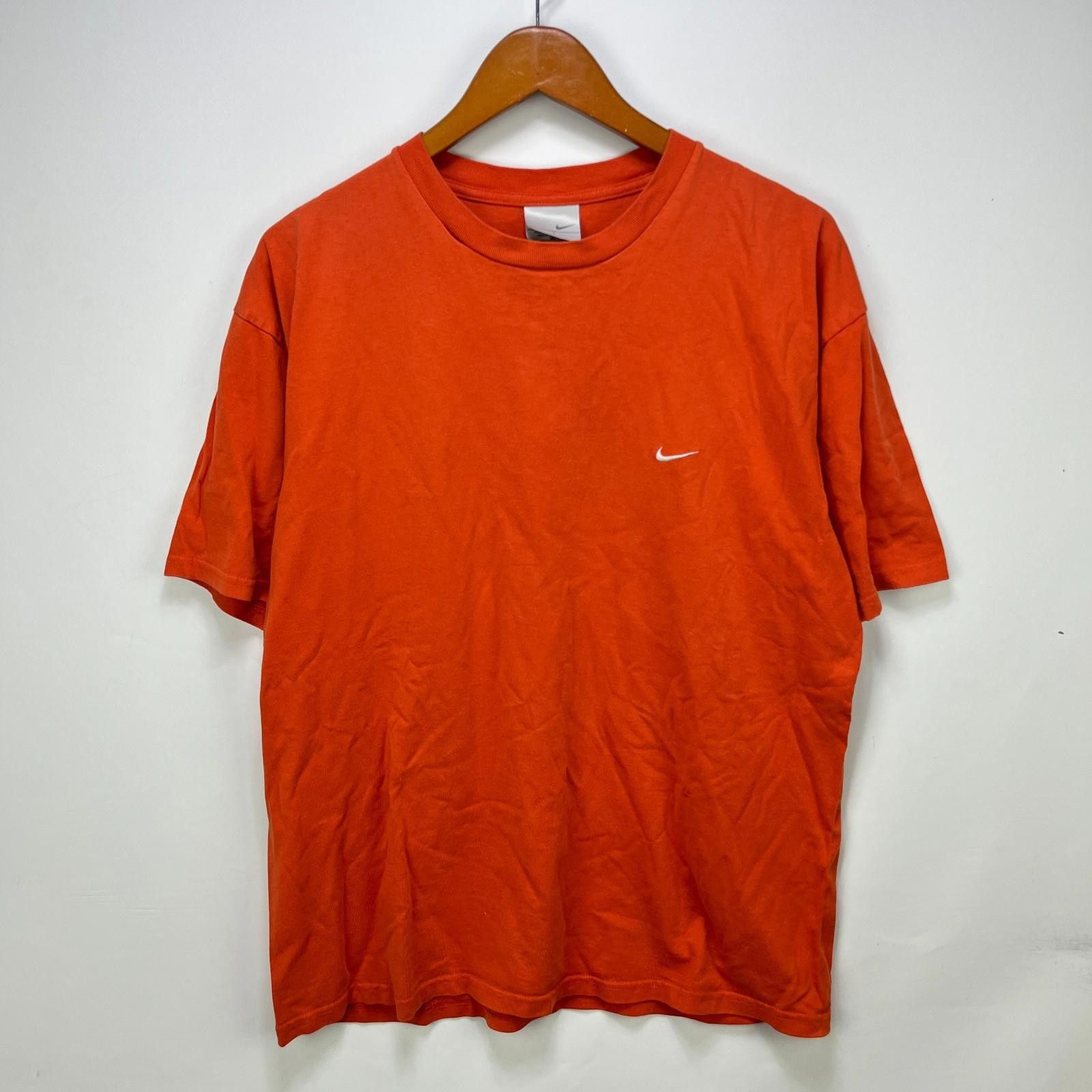 Nike Vintage Nike Swoosh Mini Y2K T-Shirt Orange Large Size US L / EU 52-54 / 3 - 1 Thumbnail
