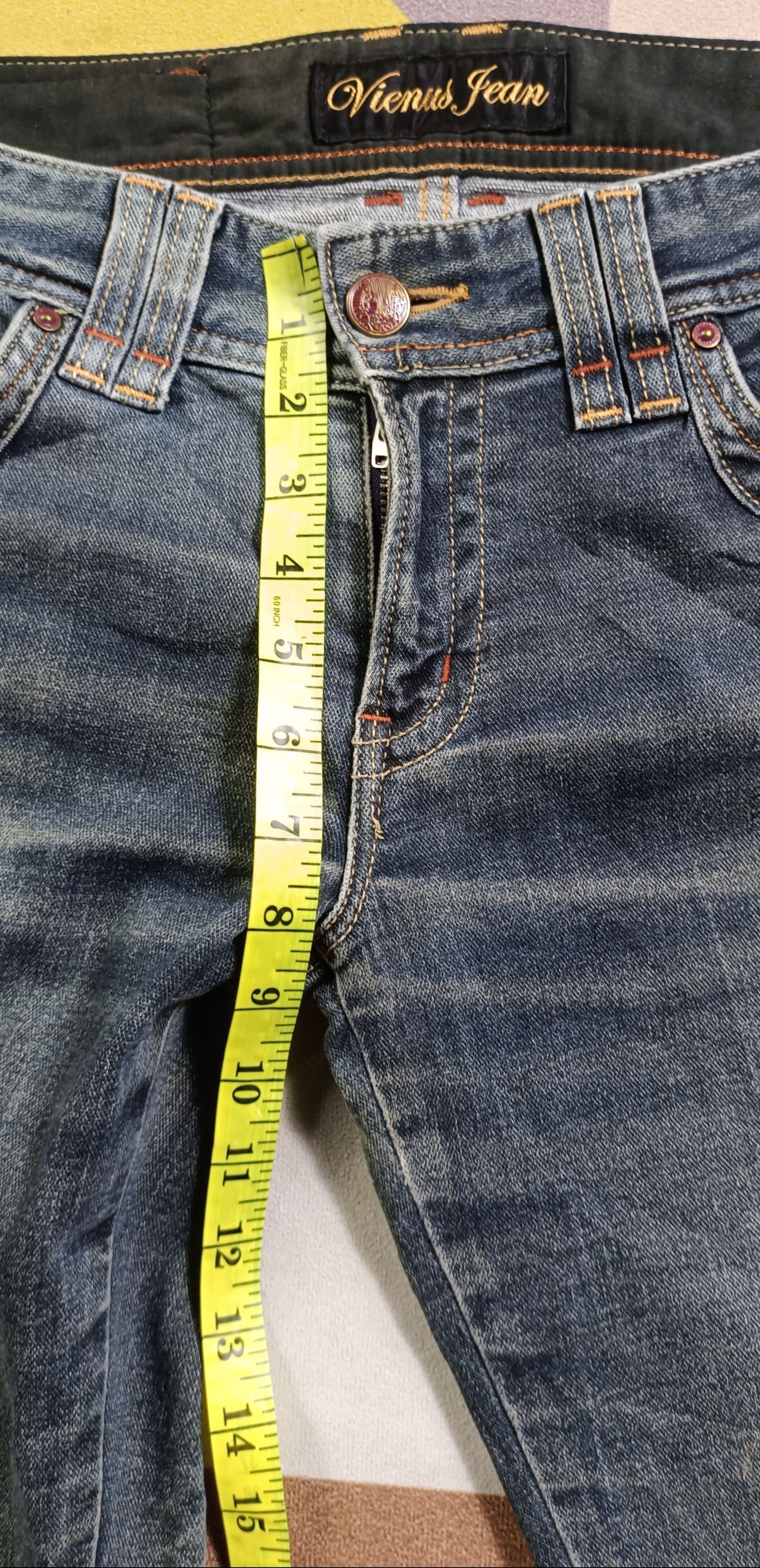 Edwin × If Six Was Nine Vintage🔥 Edwin Something "Vienus" Flare Distresssed Denim Size US 30 / EU 46 - 14 Thumbnail