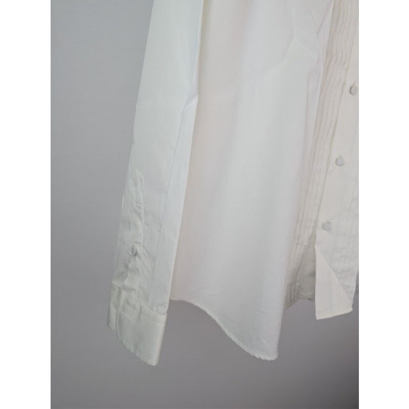 Gucci o1rshd1 Piece Dyed Popeline Over Boxy Shirt in Natural White Size US XL / EU 56 / 4 - 5 Thumbnail