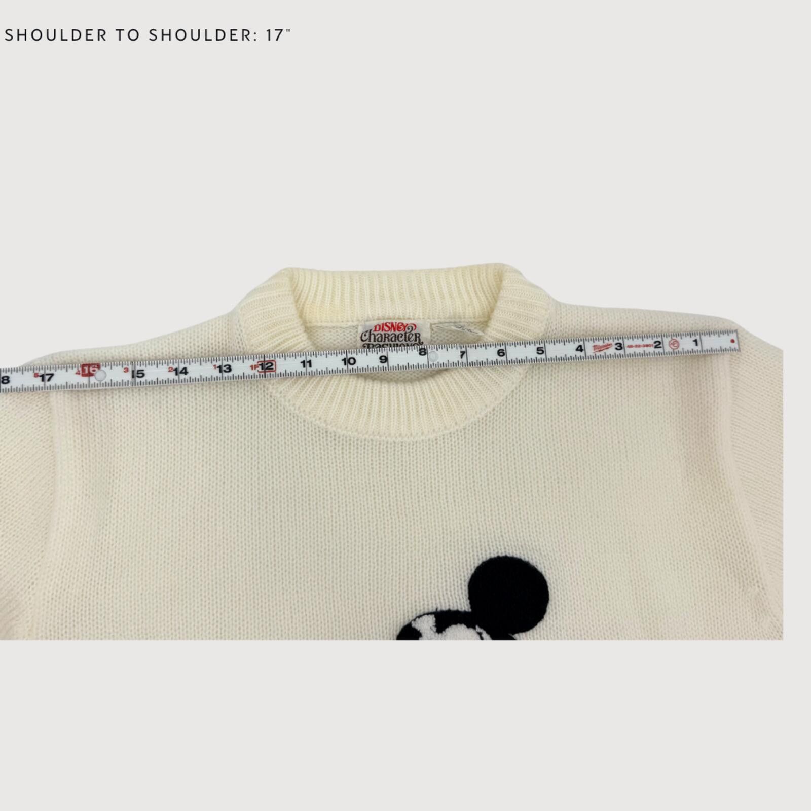 Disney Vintage Mickey Mouse Sweater Disney Graphic Knit S Size ONE SIZE - 7 Thumbnail