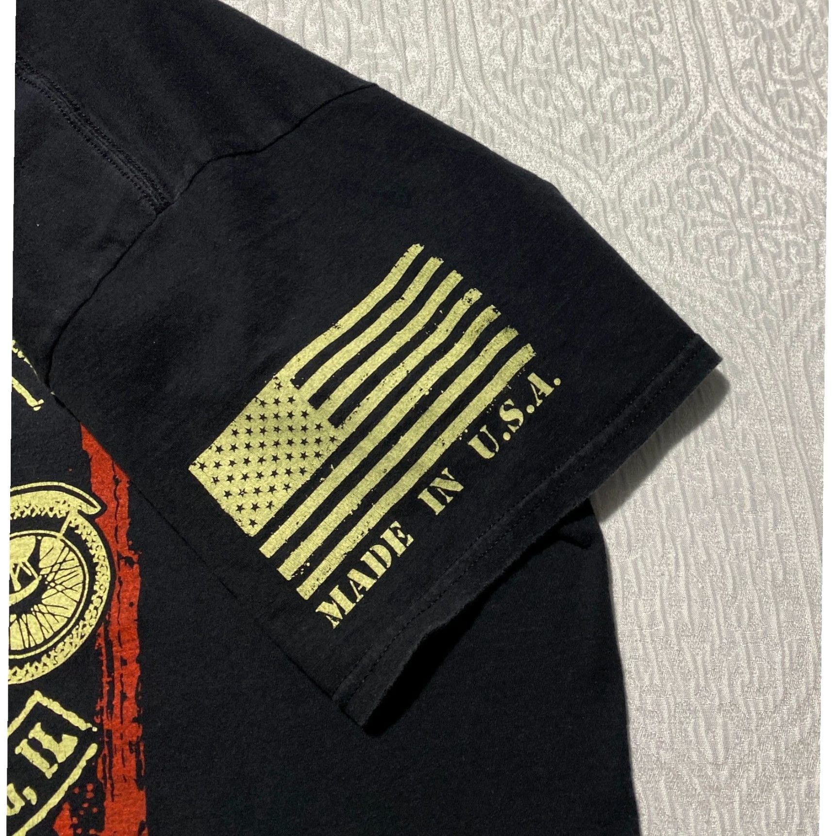 Hanes VINTAGE American Legion Riders Chapter 697 Lansing IL Motorcycle T-Shirt Black 2XL Size US XXL / EU 58 / 5 - 6 Thumbnail